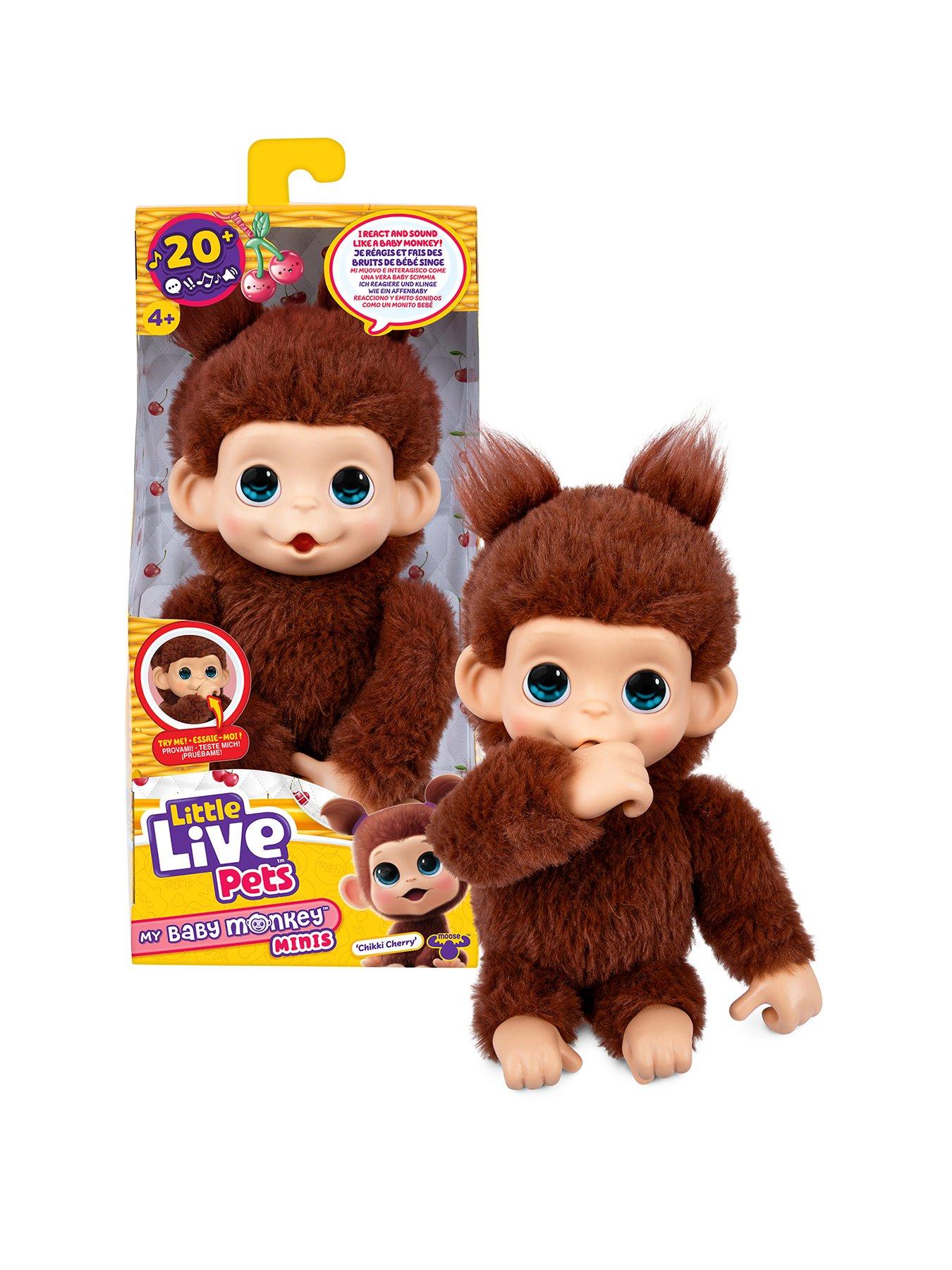 Image 1 of 8 of Little Live Pets My Baby Monkey Minis - Chikki