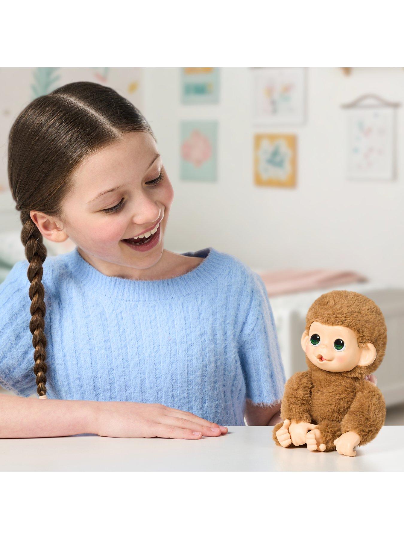 Image 2 of 8 of Little Live Pets My Baby Monkey Minis - Pepi Peach