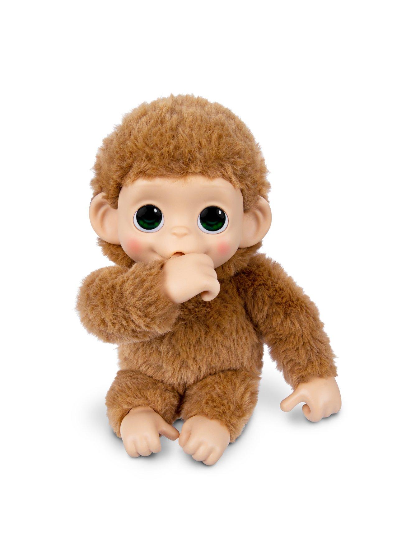 Image 3 of 8 of Little Live Pets My Baby Monkey Minis - Pepi Peach