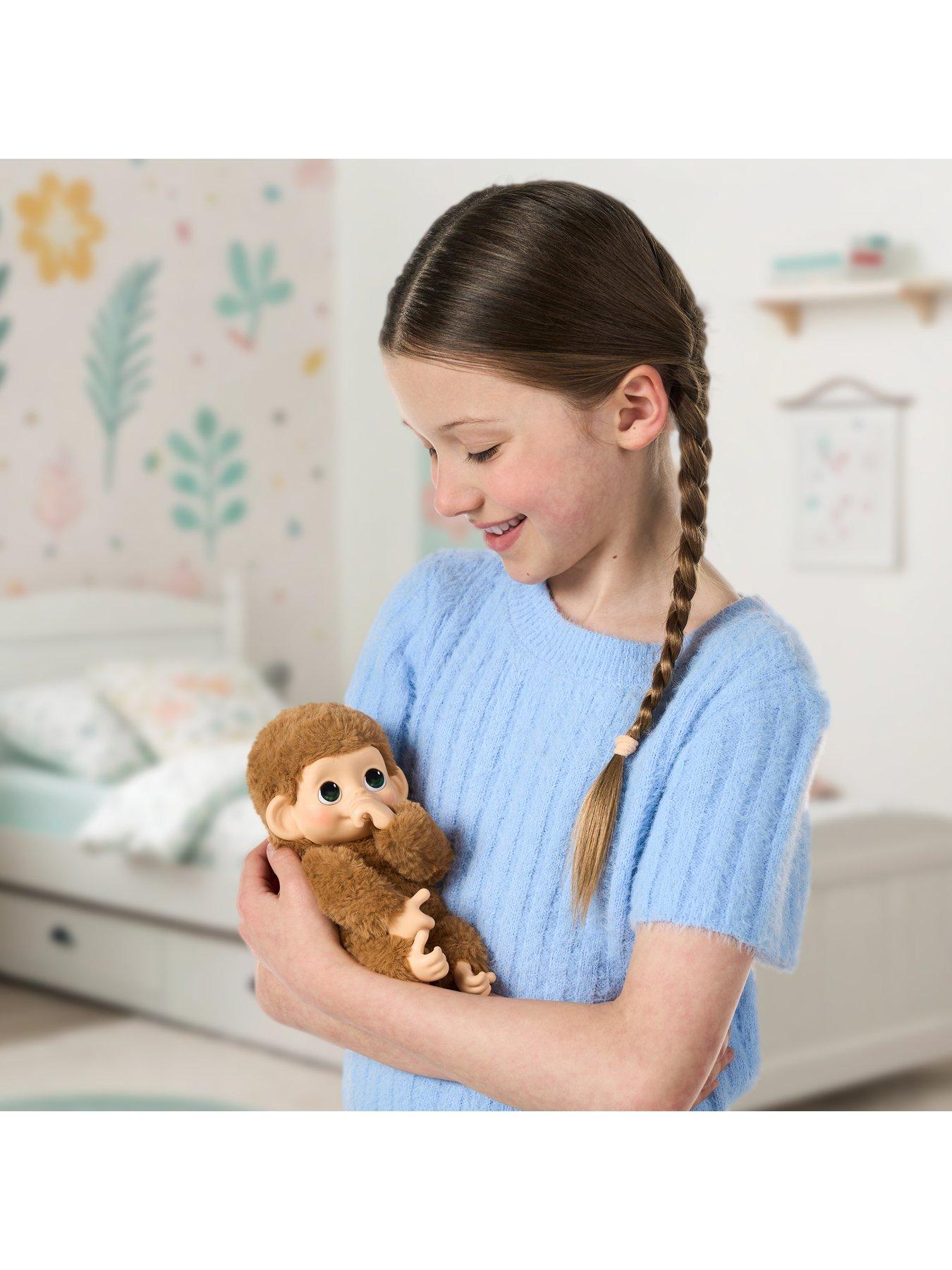 Image 5 of 8 of Little Live Pets My Baby Monkey Minis - Pepi Peach