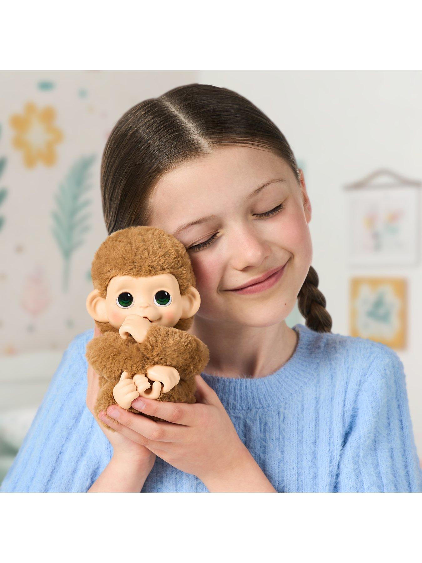 Image 7 of 8 of Little Live Pets My Baby Monkey Minis - Pepi Peach