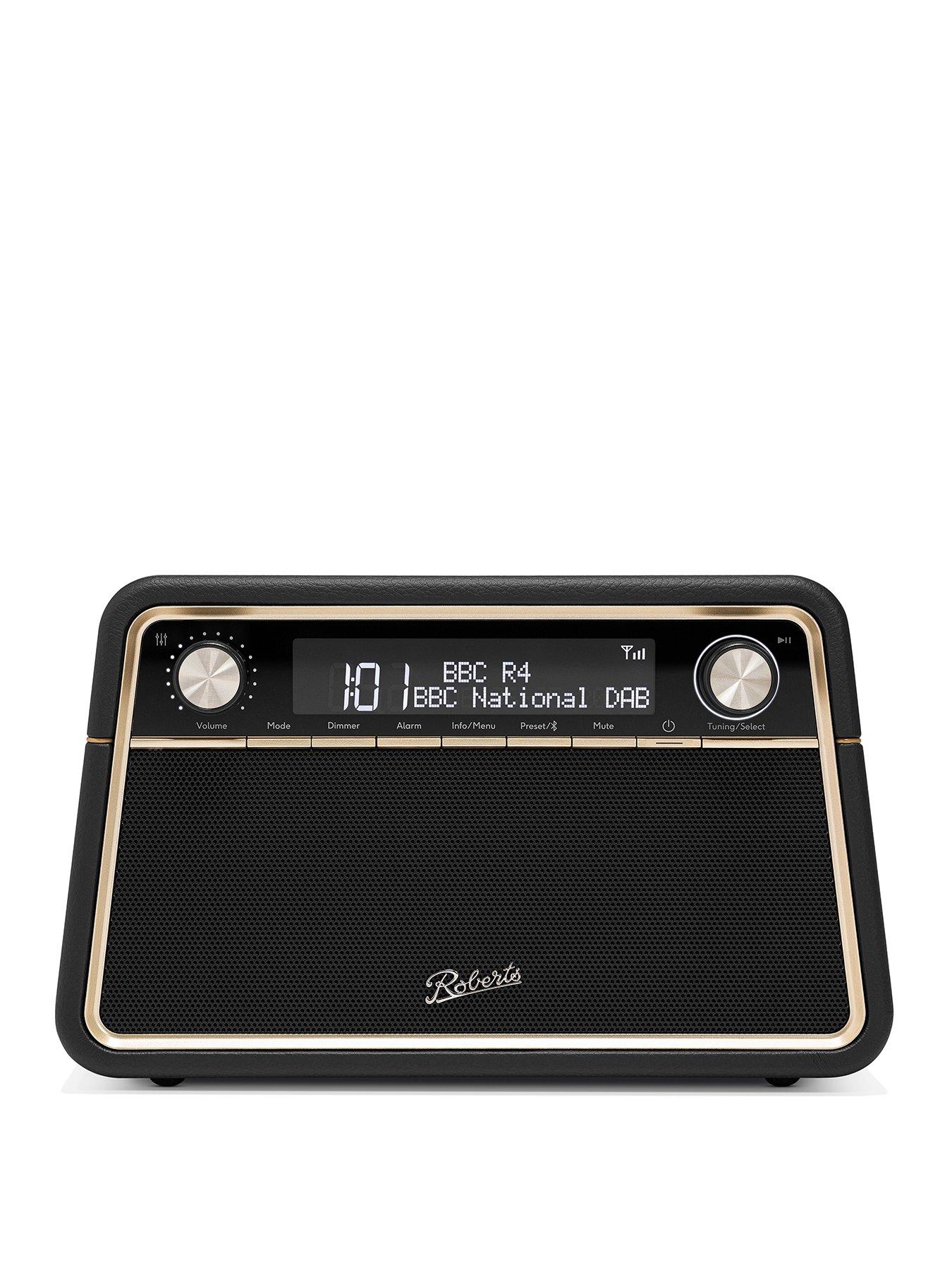 Image 1 of 8 of Roberts Reva DAB+/FM Table-top Radio with Bluetooth Black