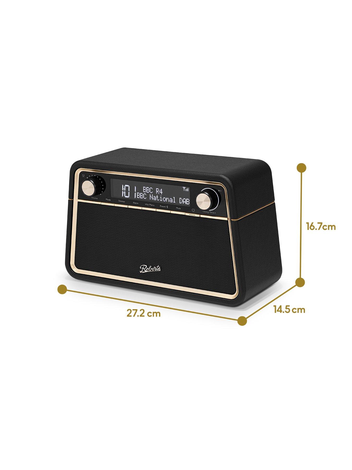 Image 2 of 8 of Roberts Reva DAB+/FM Table-top Radio with Bluetooth Black