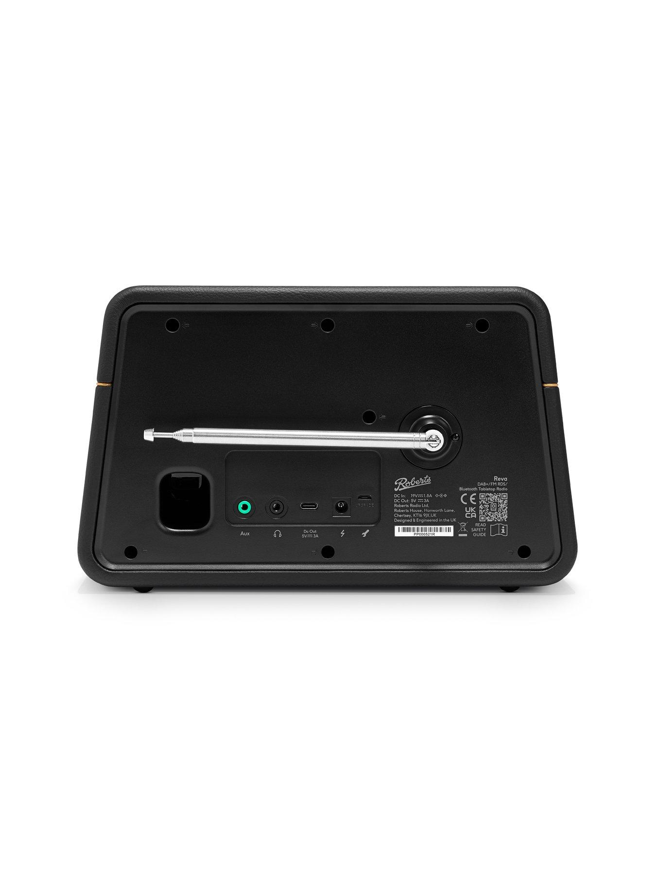 Image 4 of 8 of Roberts Reva DAB+/FM Table-top Radio with Bluetooth Black