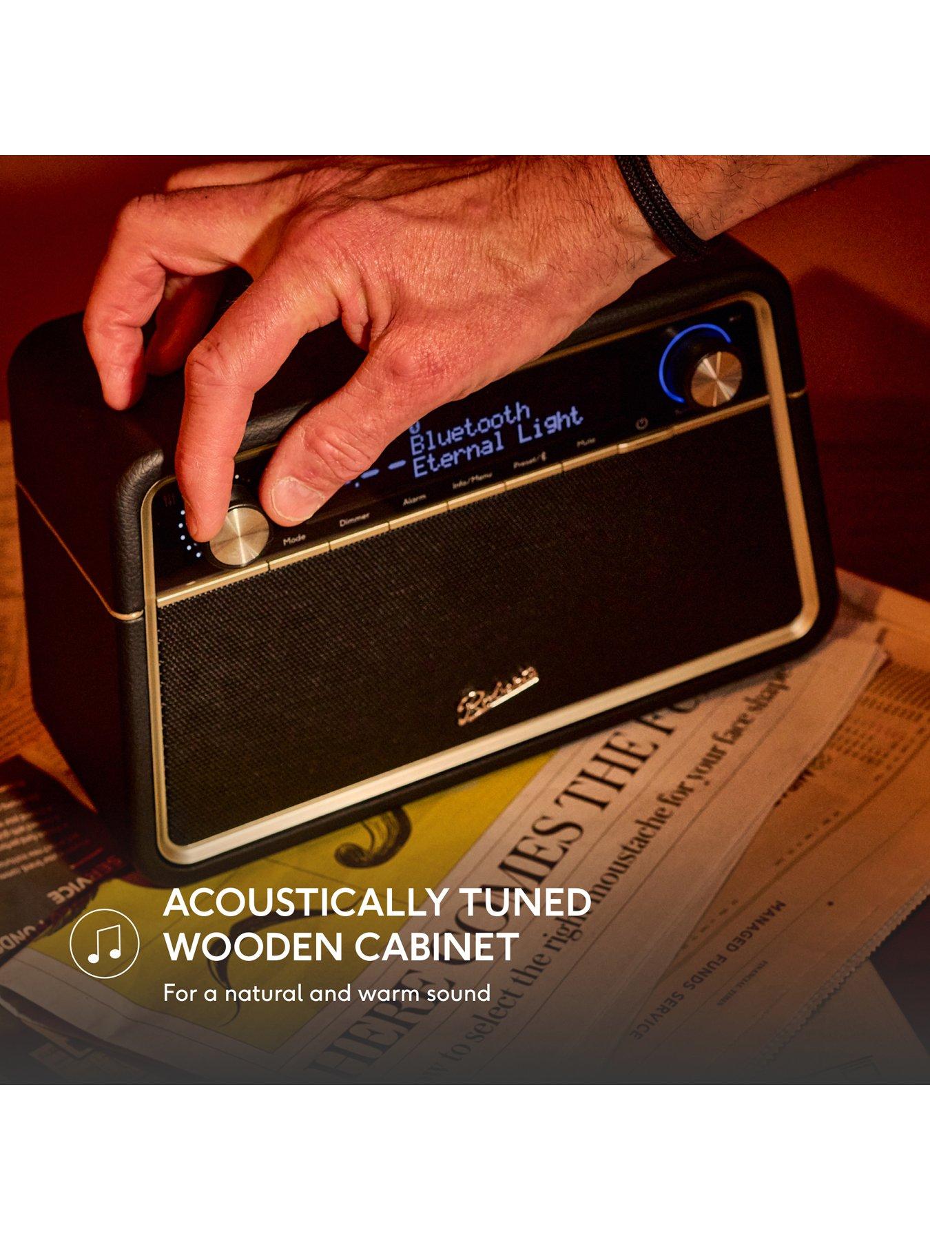 Image 6 of 8 of Roberts Reva DAB+/FM Table-top Radio with Bluetooth Black