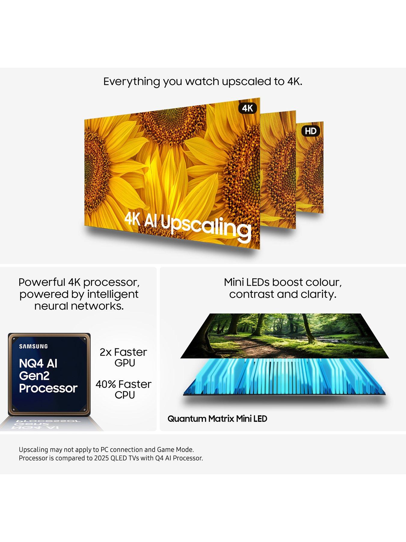Image 3 of 8 of Samsung QN70F 85" Neo QLED 4K Mini LED Vision AI Smart TV 2025 - QE85QN70F