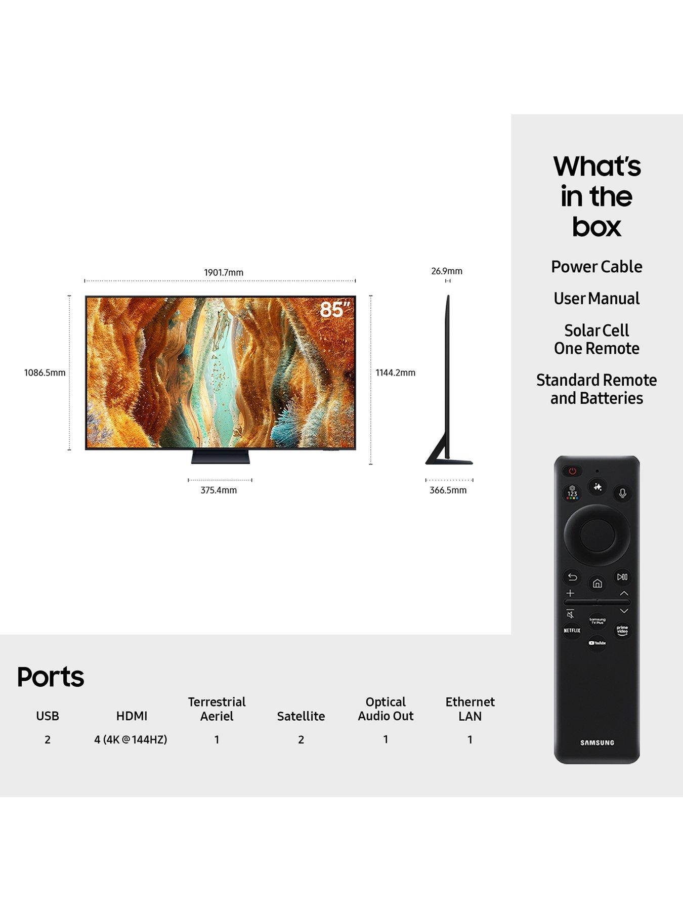 Image 7 of 8 of Samsung QN70F 85" Neo QLED 4K Mini LED Vision AI Smart TV 2025 - QE85QN70F