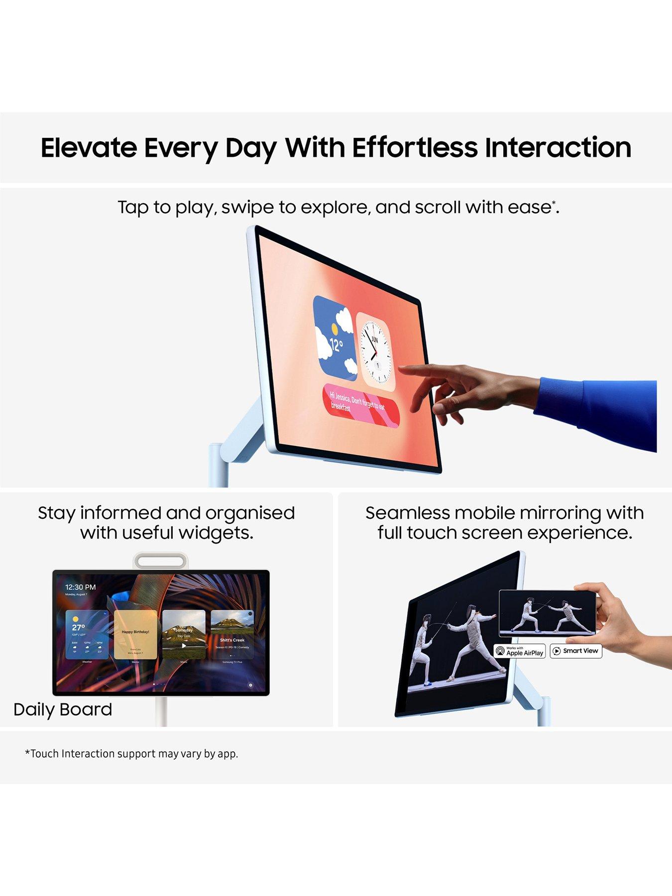 Image 4 of 8 of Samsung The Movingstyle 27" Smart Quad HD HDR LED Portable&nbsp;TV with Touch Screen &amp; Built-in Battery&nbsp;- UE27LSM7FAXXXU