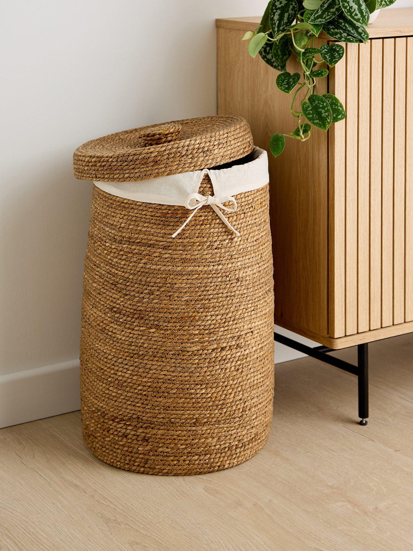 Image 1 of 6 of The Very Collection Bulrush Laundry Basket Large