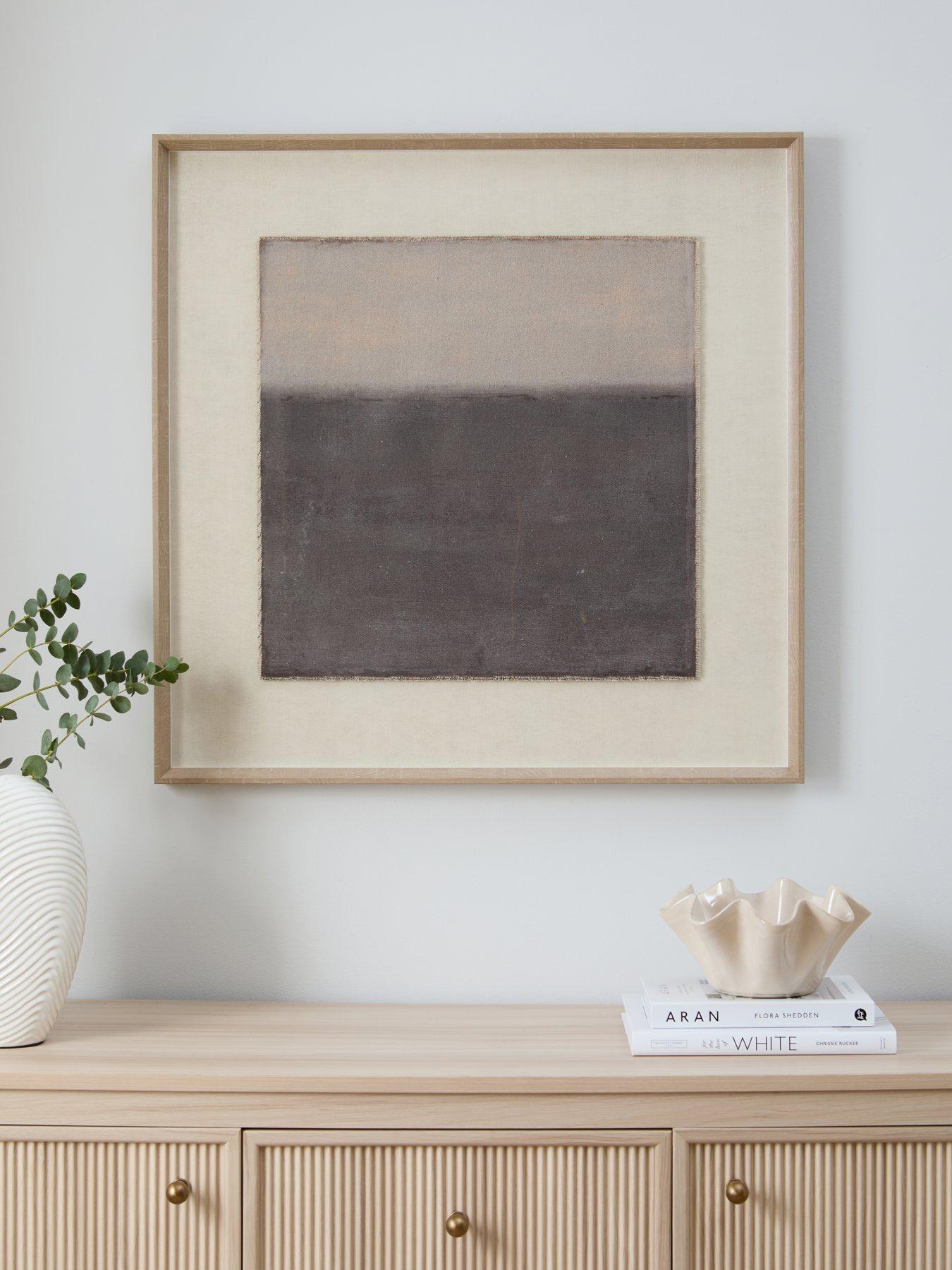 Image 1 of 7 of The Very Collection Framed Brown Canvas 80cm - FSC&reg; Certified