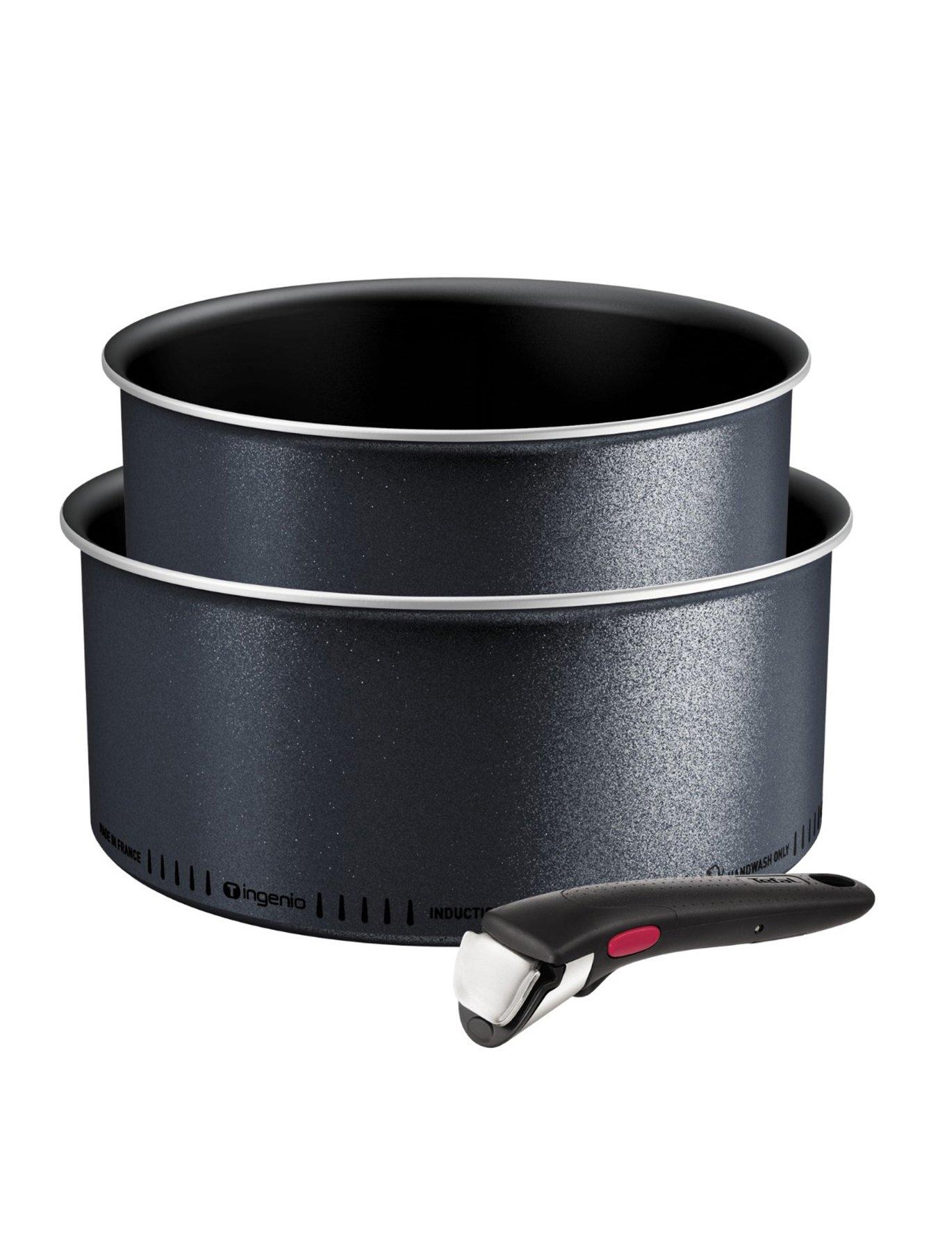 Image 1 of 8 of Tefal So Lite 3pc Saucepan Set