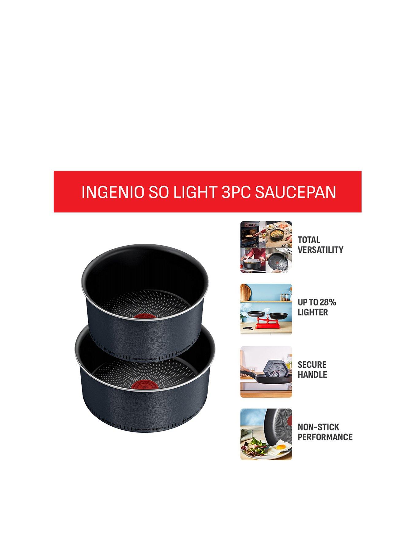 Image 2 of 8 of Tefal So Lite 3pc Saucepan Set