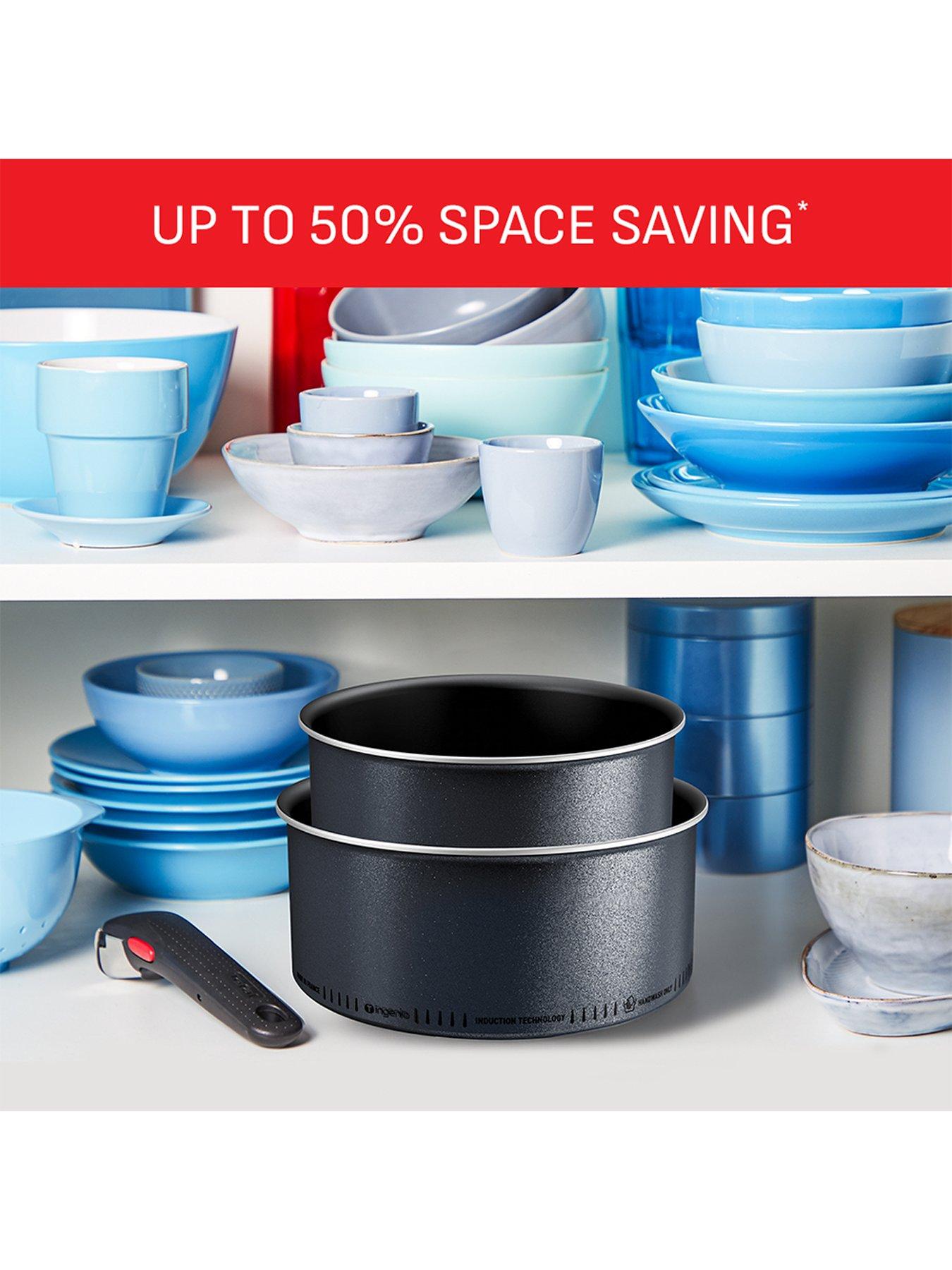 Image 3 of 8 of Tefal So Lite 3pc Saucepan Set