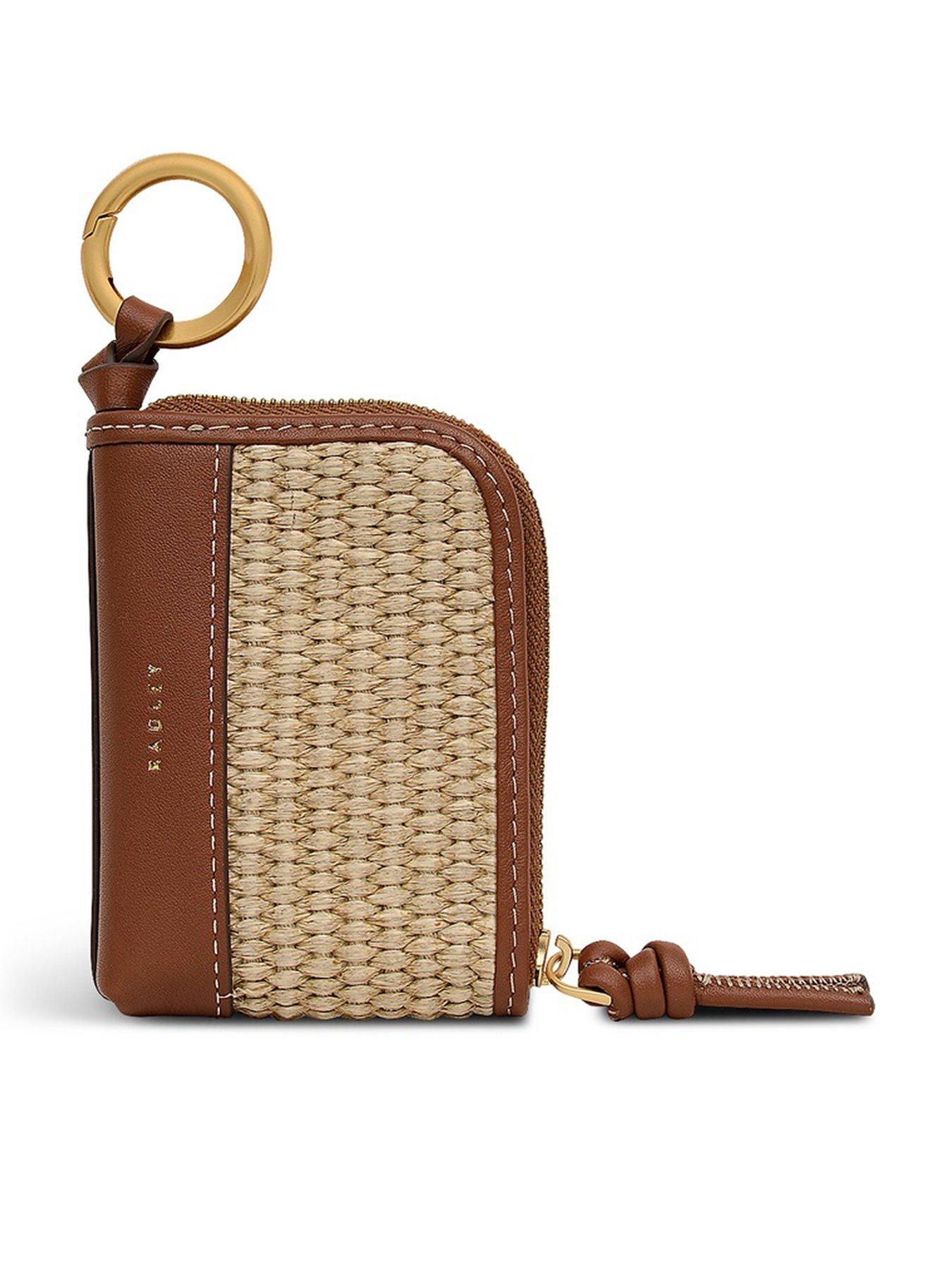 Image 1 of 3 of Radley Golden Lane - Raffia Small Bag Charm
