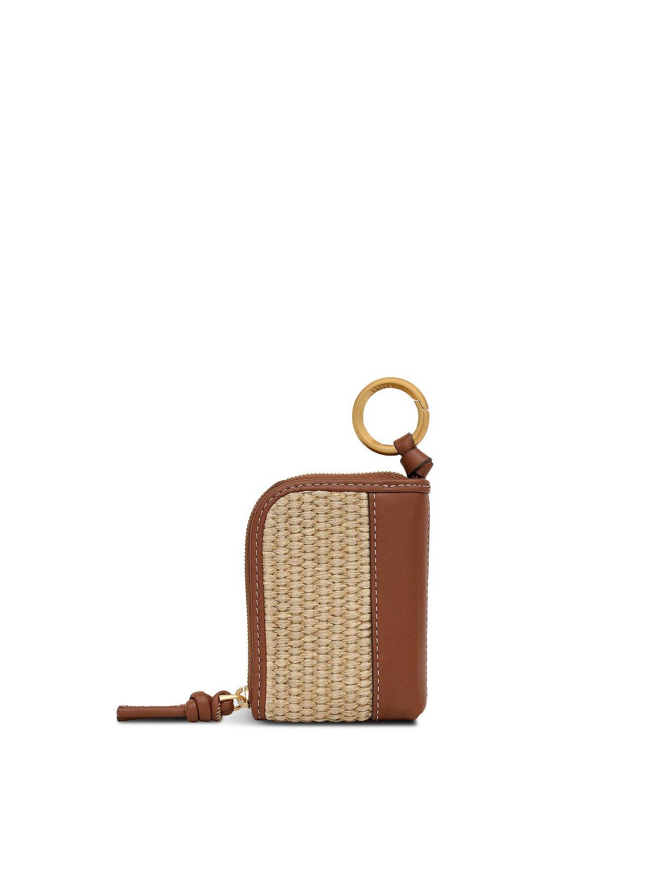 Image 2 of 3 of Radley Golden Lane - Raffia Small Bag Charm