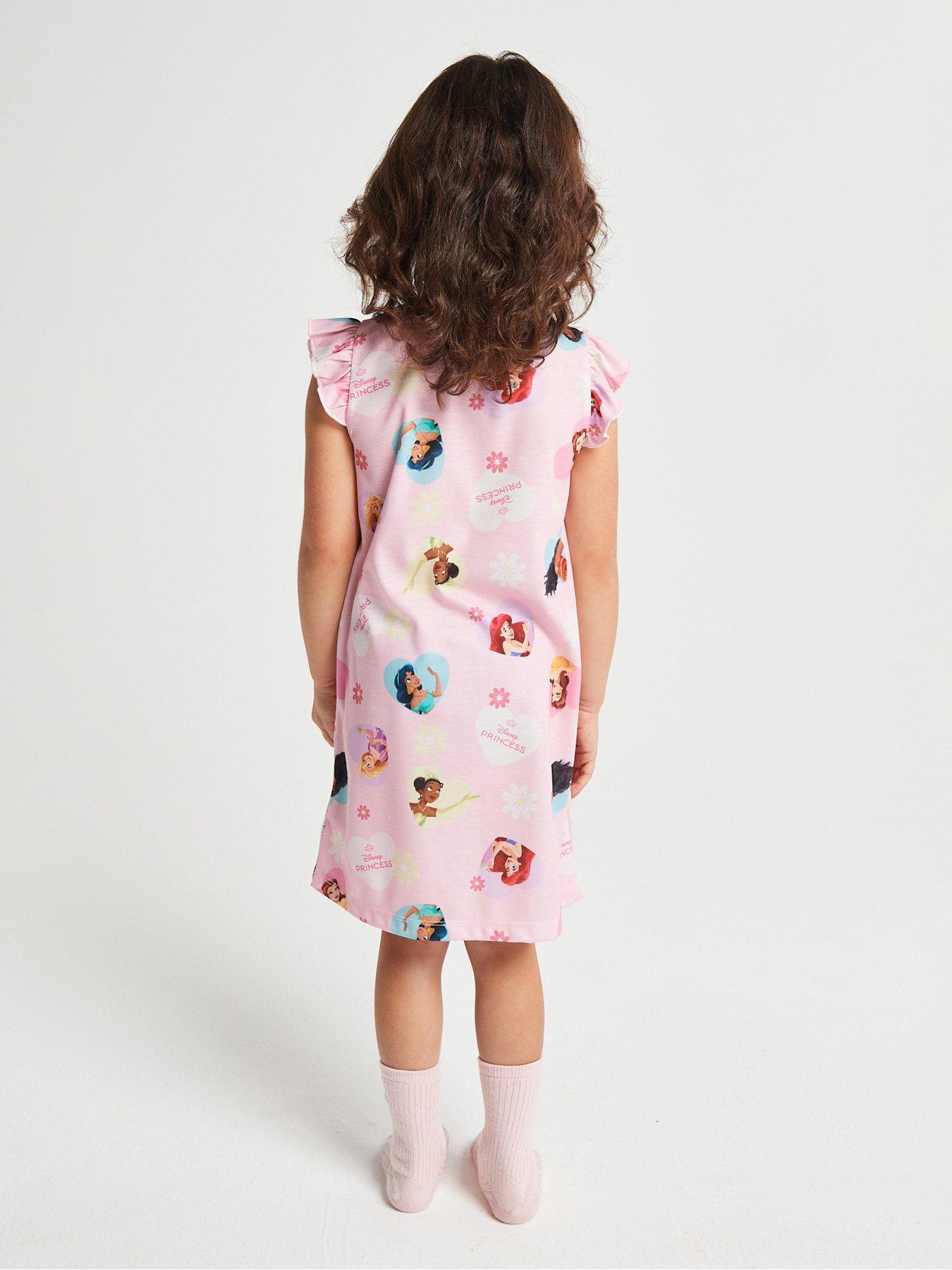 Image 5 of 7 of Brand Threads Disney Princess Girls Nightie 2 pack