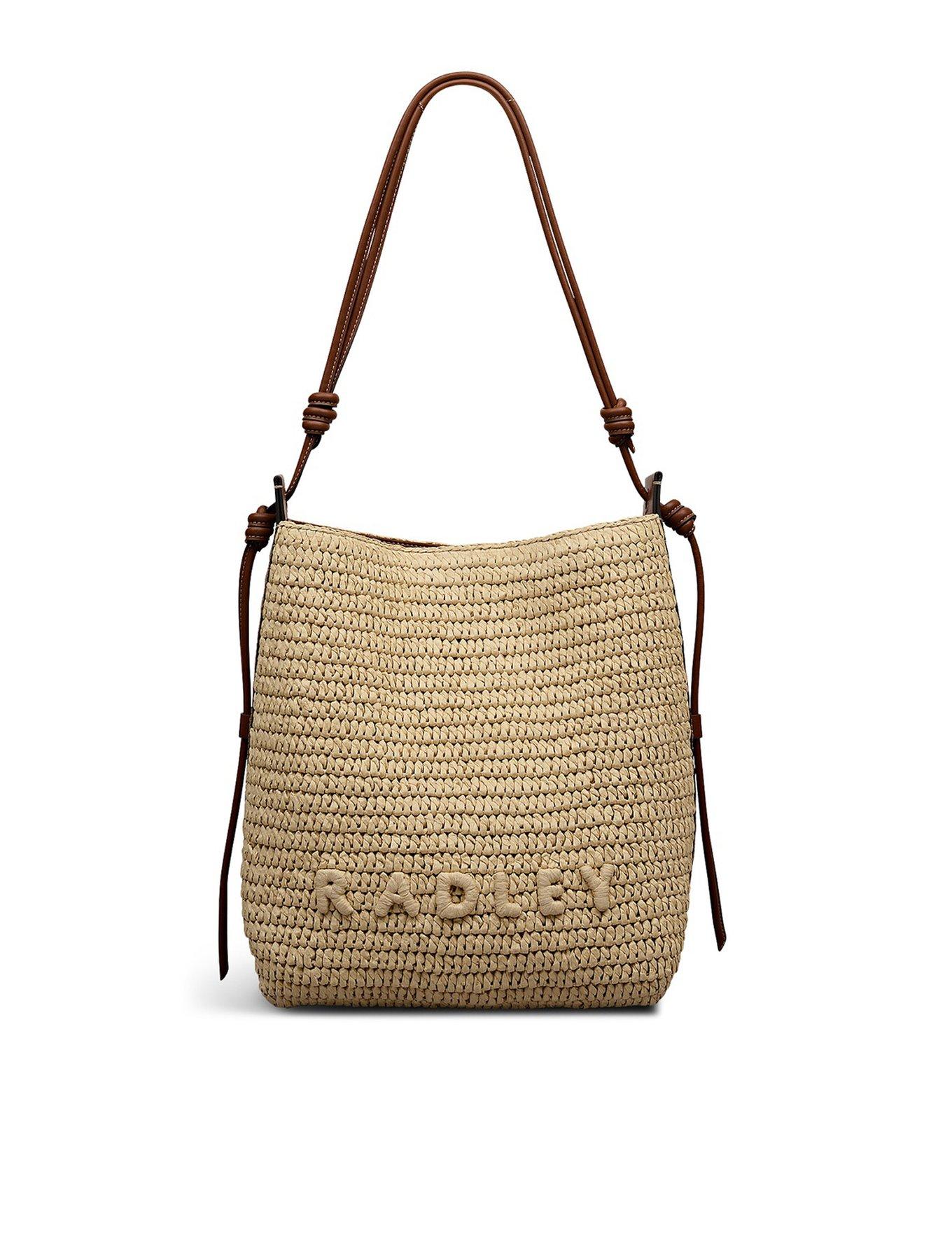 Image 1 of 6 of Radley The Camden - Raffia Medium Open Top Shoulder