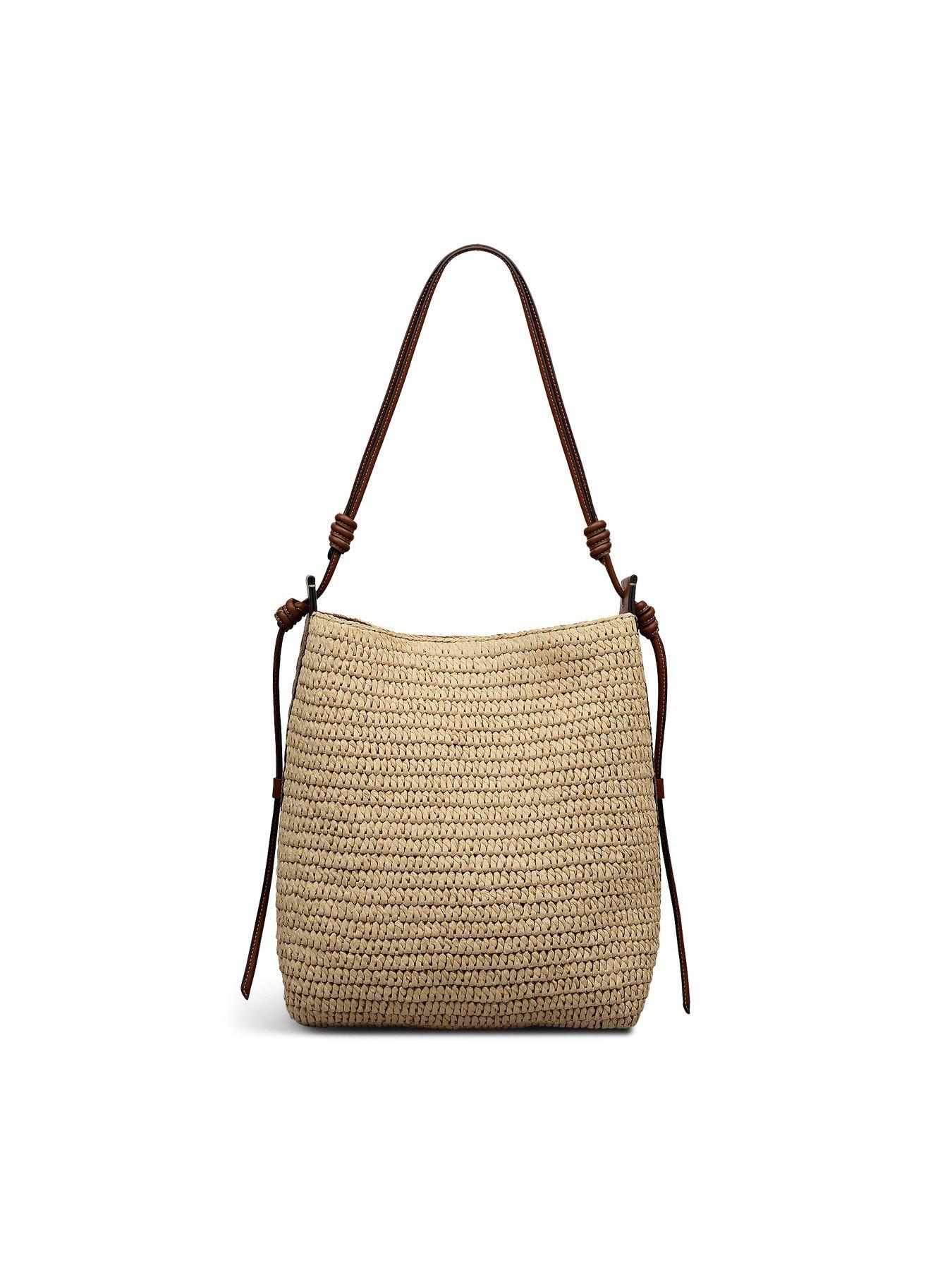 Image 3 of 6 of Radley The Camden - Raffia Medium Open Top Shoulder