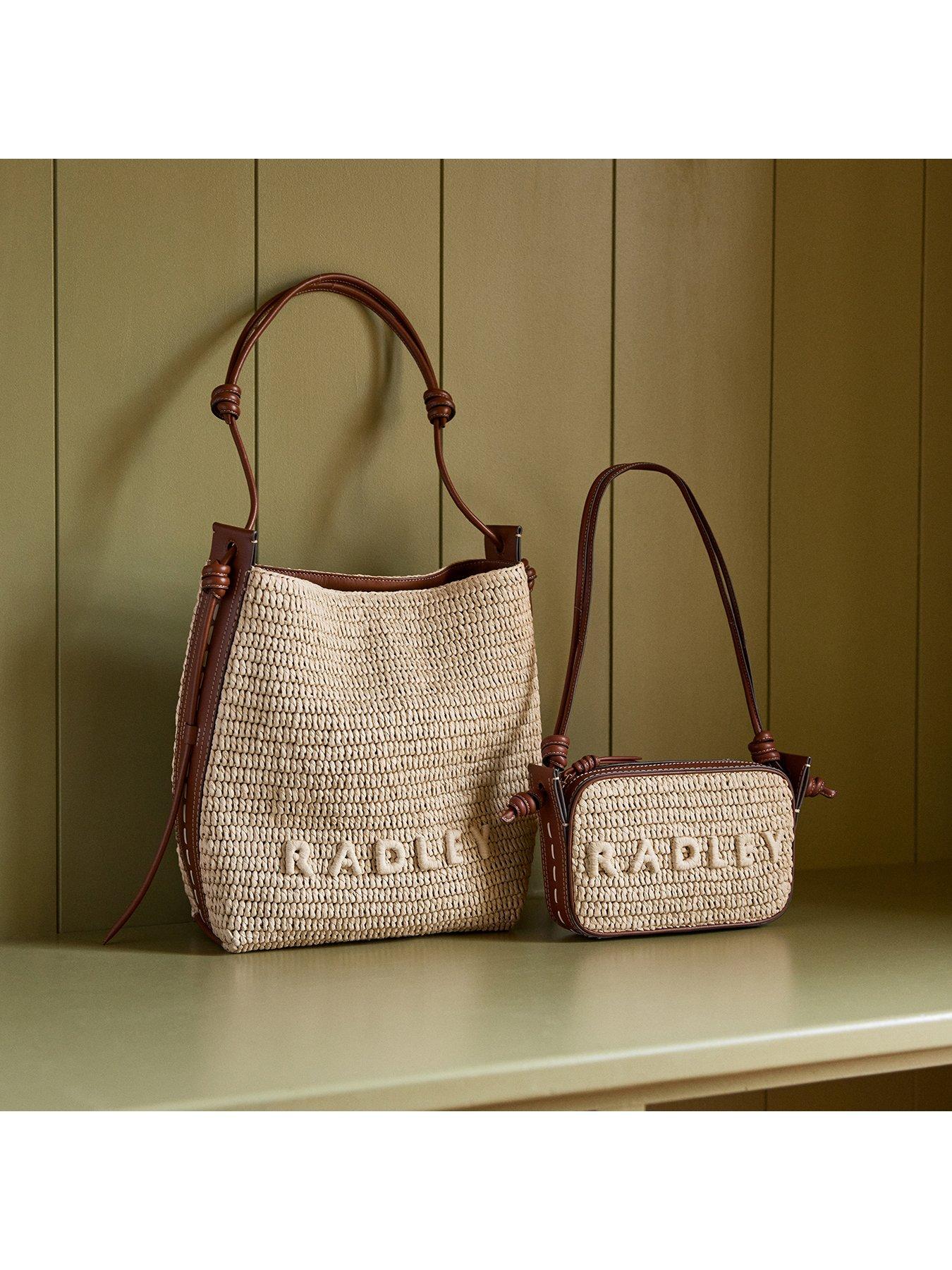 Image 6 of 6 of Radley The Camden - Raffia Medium Open Top Shoulder