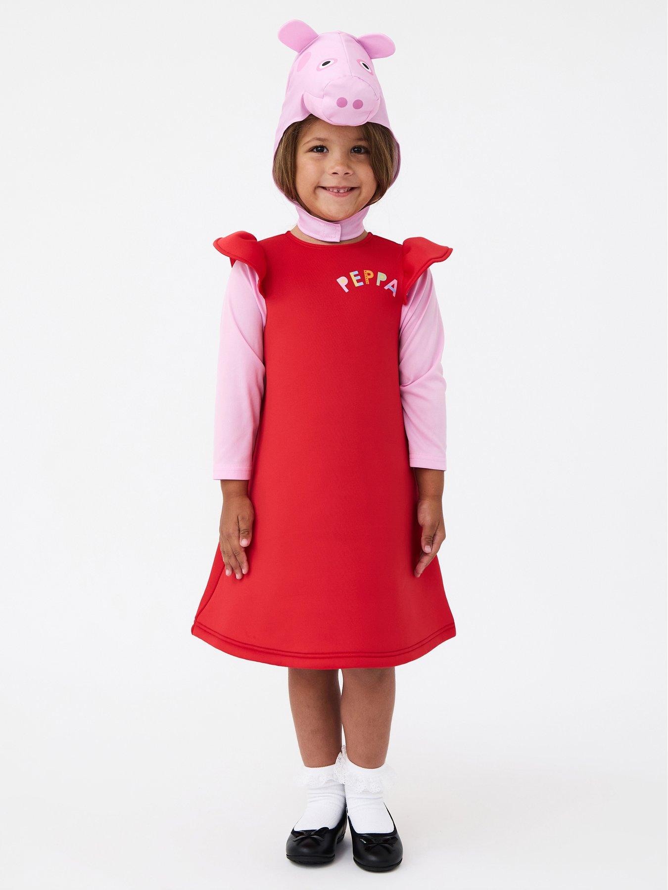 Image 1 of 6 of Peppa Pig Child Peppa Pig Peppa Classic Costume