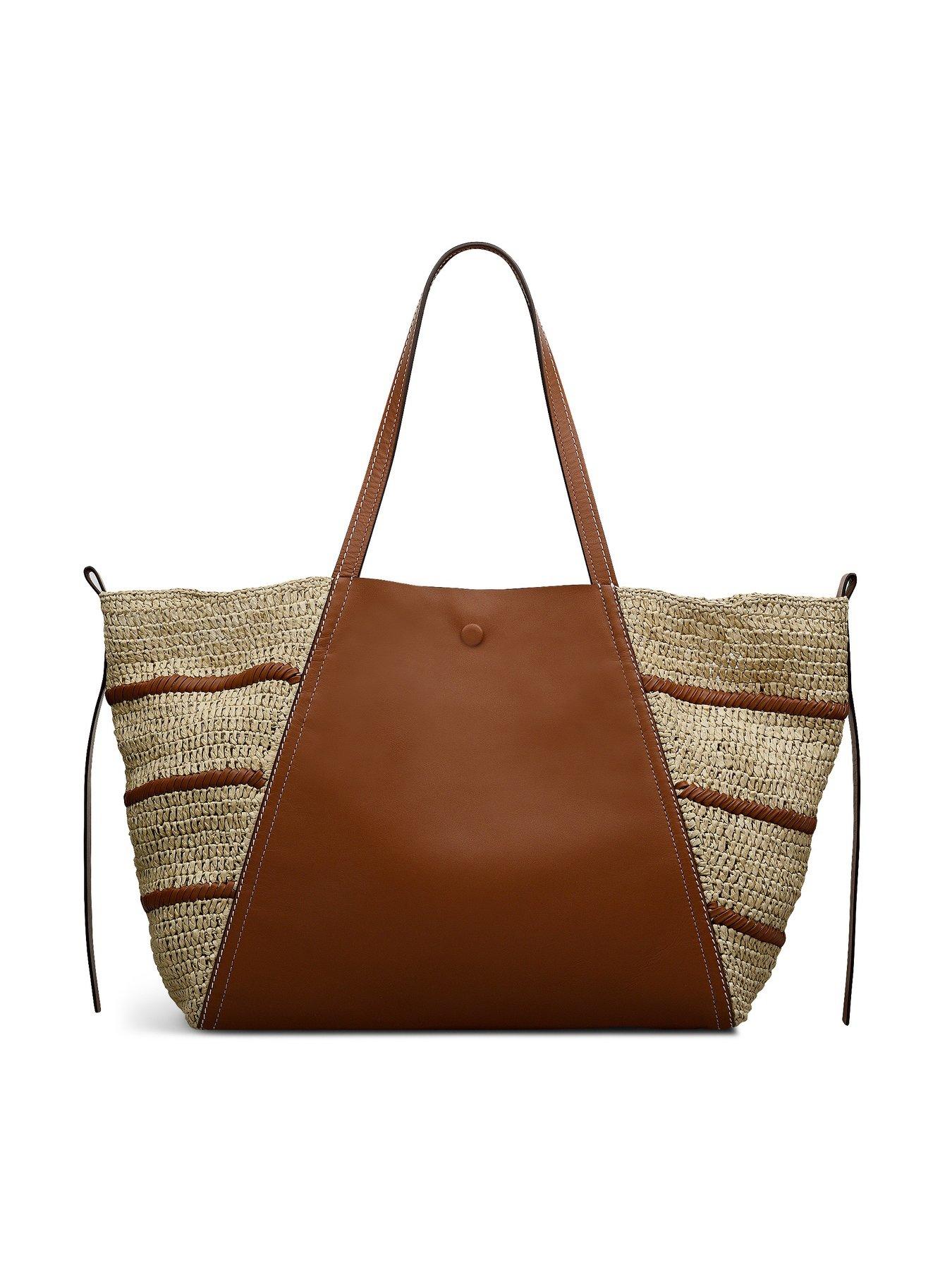 Image 3 of 6 of Radley The Delphine - Raffia Extra Large Open Top Tote