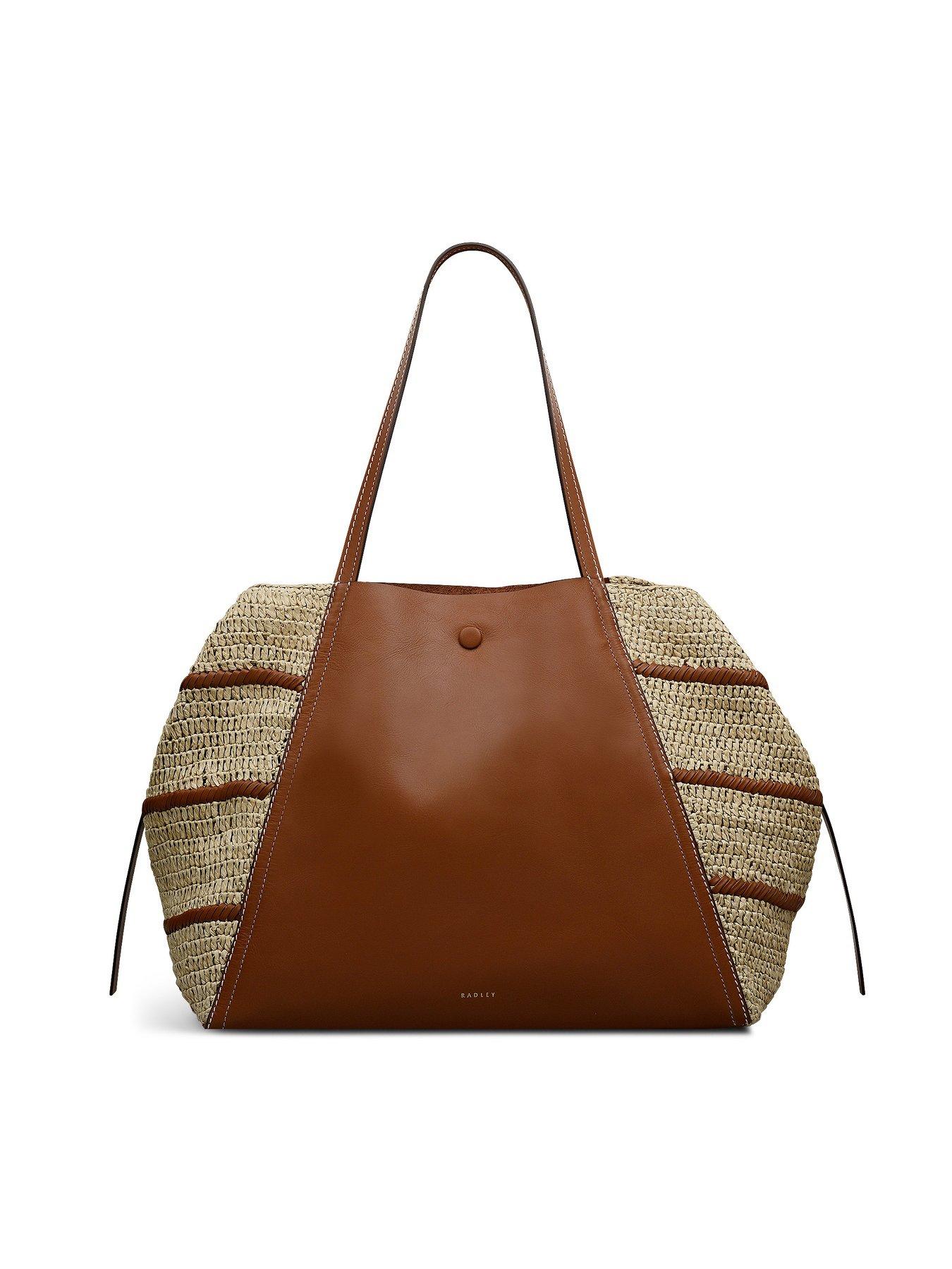 Image 4 of 6 of Radley The Delphine - Raffia Extra Large Open Top Tote