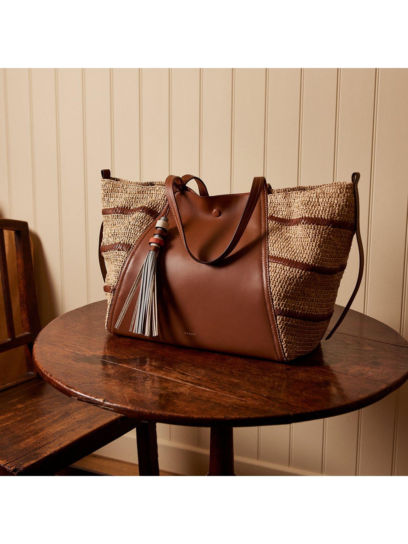 Image 6 of 6 of Radley The Delphine - Raffia Extra Large Open Top Tote