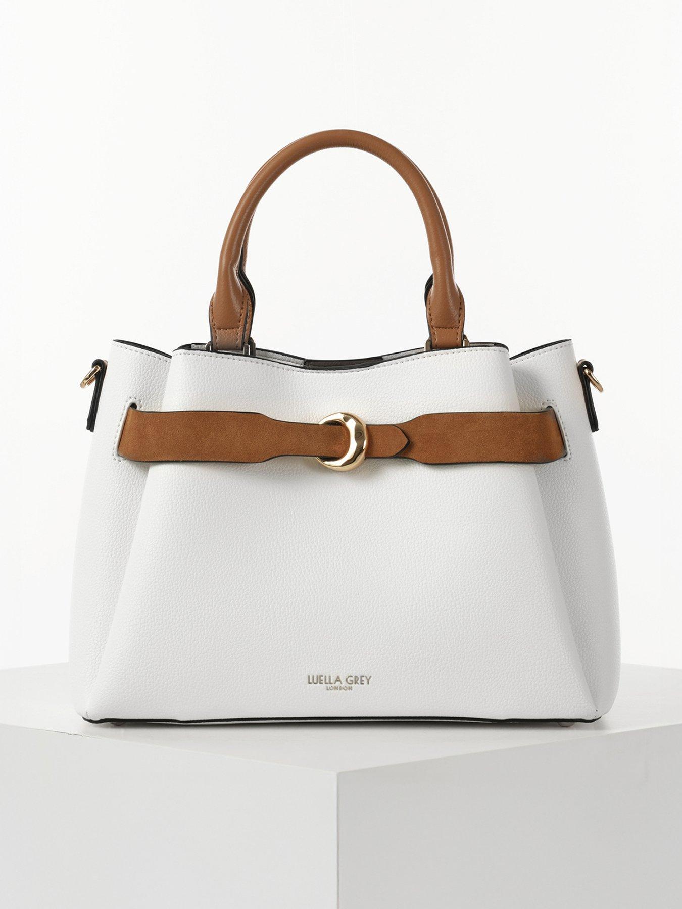 Luella Grey Roxy Medium Tote In White