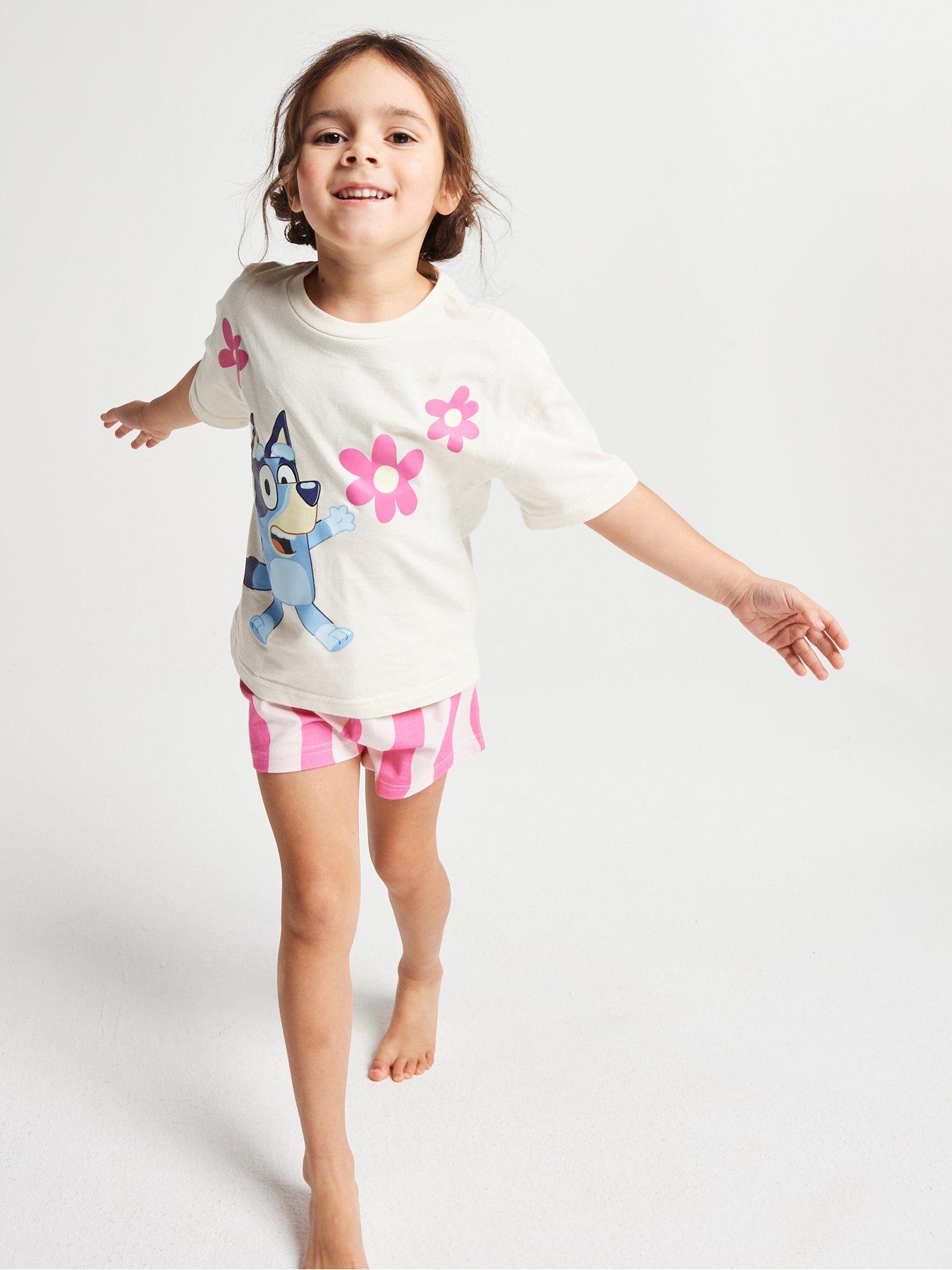 Image 5 of 6 of Brand Threads Bluey Girls Short Pyjama Set