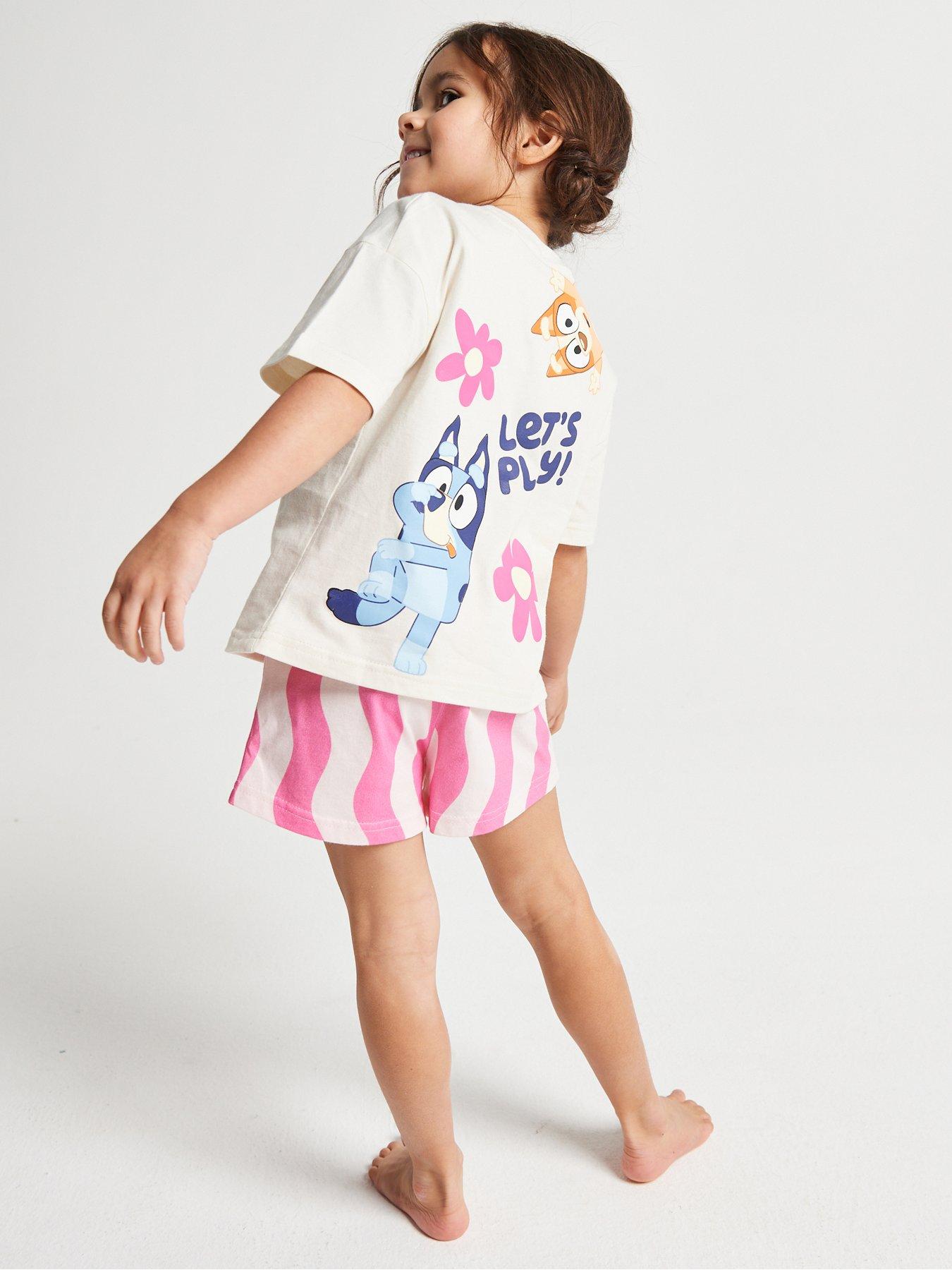 Image 6 of 6 of Brand Threads Bluey Girls Short Pyjama Set