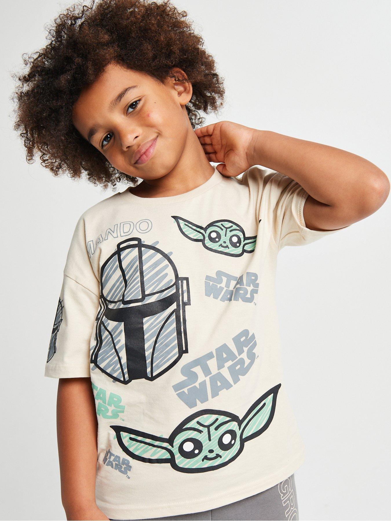 Image 3 of 6 of Brand Threads Boys Mando T-Shirt &amp; Shorts Set