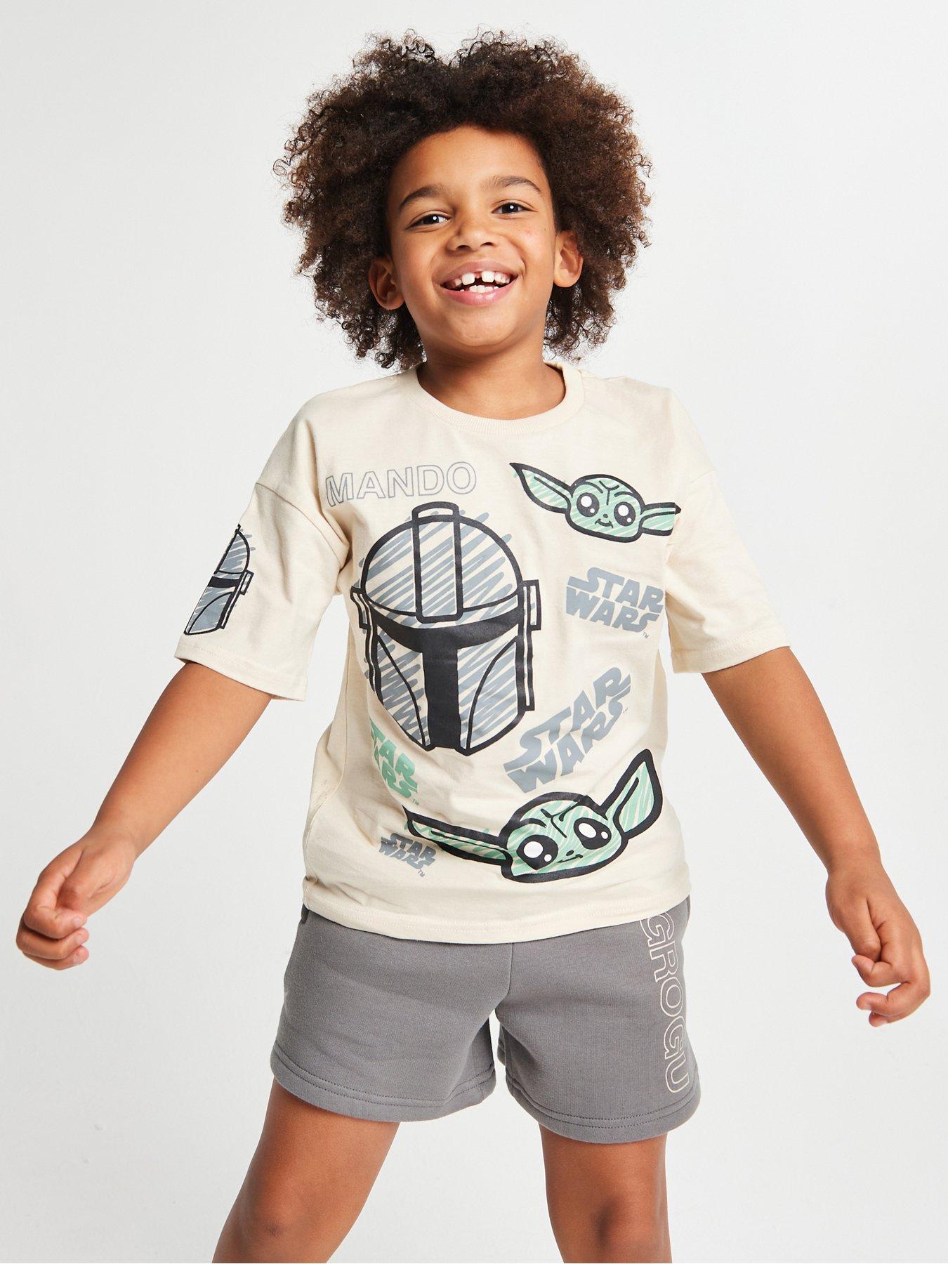 Image 4 of 6 of Brand Threads Boys Mando T-Shirt &amp; Shorts Set