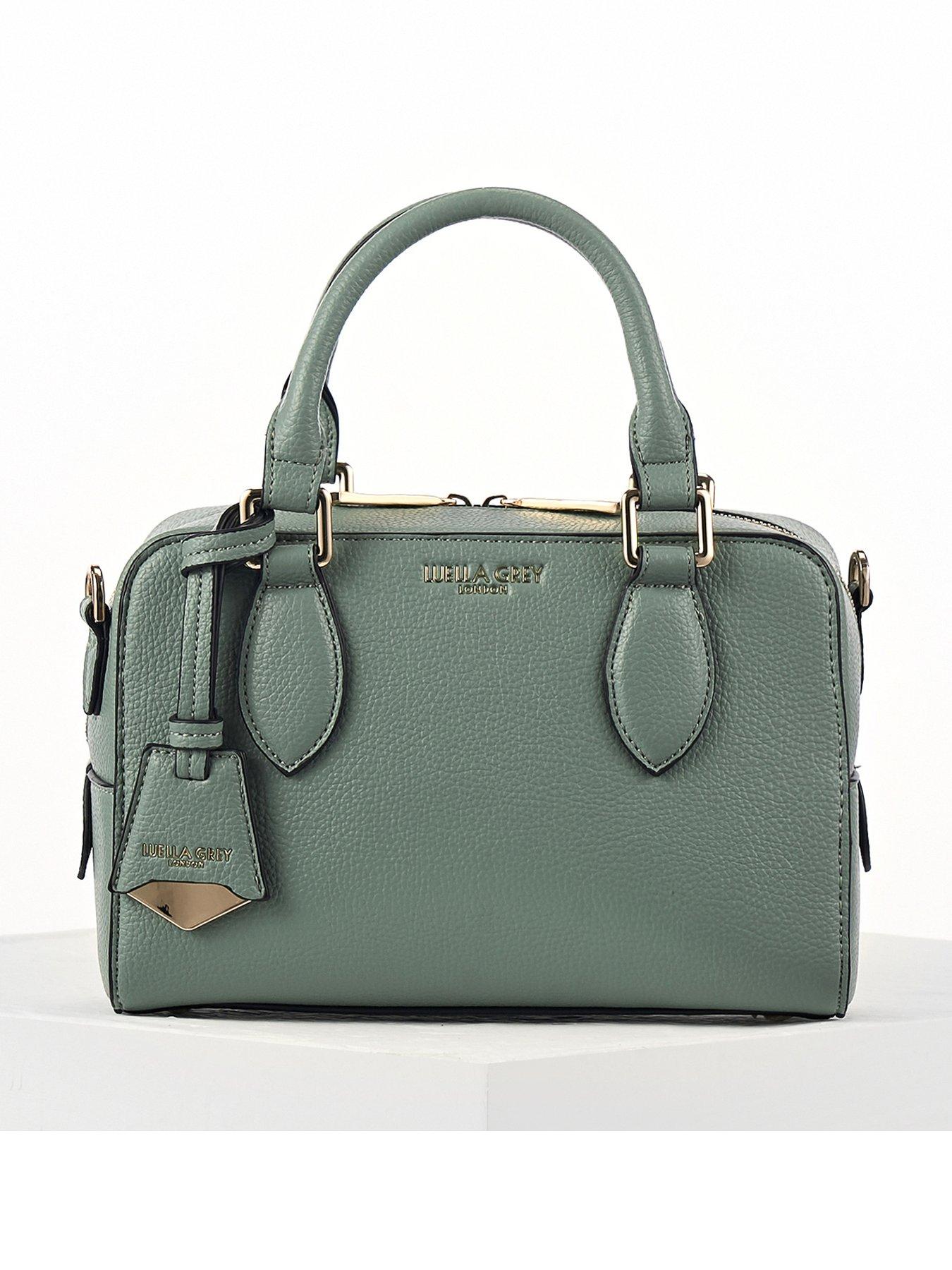 Luella Grey Lilian Small Barrel Crossbody In Spearmint Green
