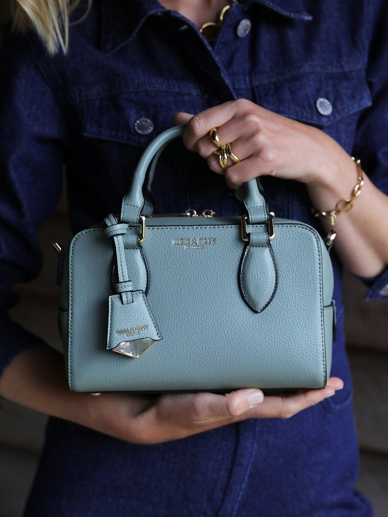 Image 2 of 5 of Luella Grey Lilian Small Barrel Crossbody In Spearmint Green