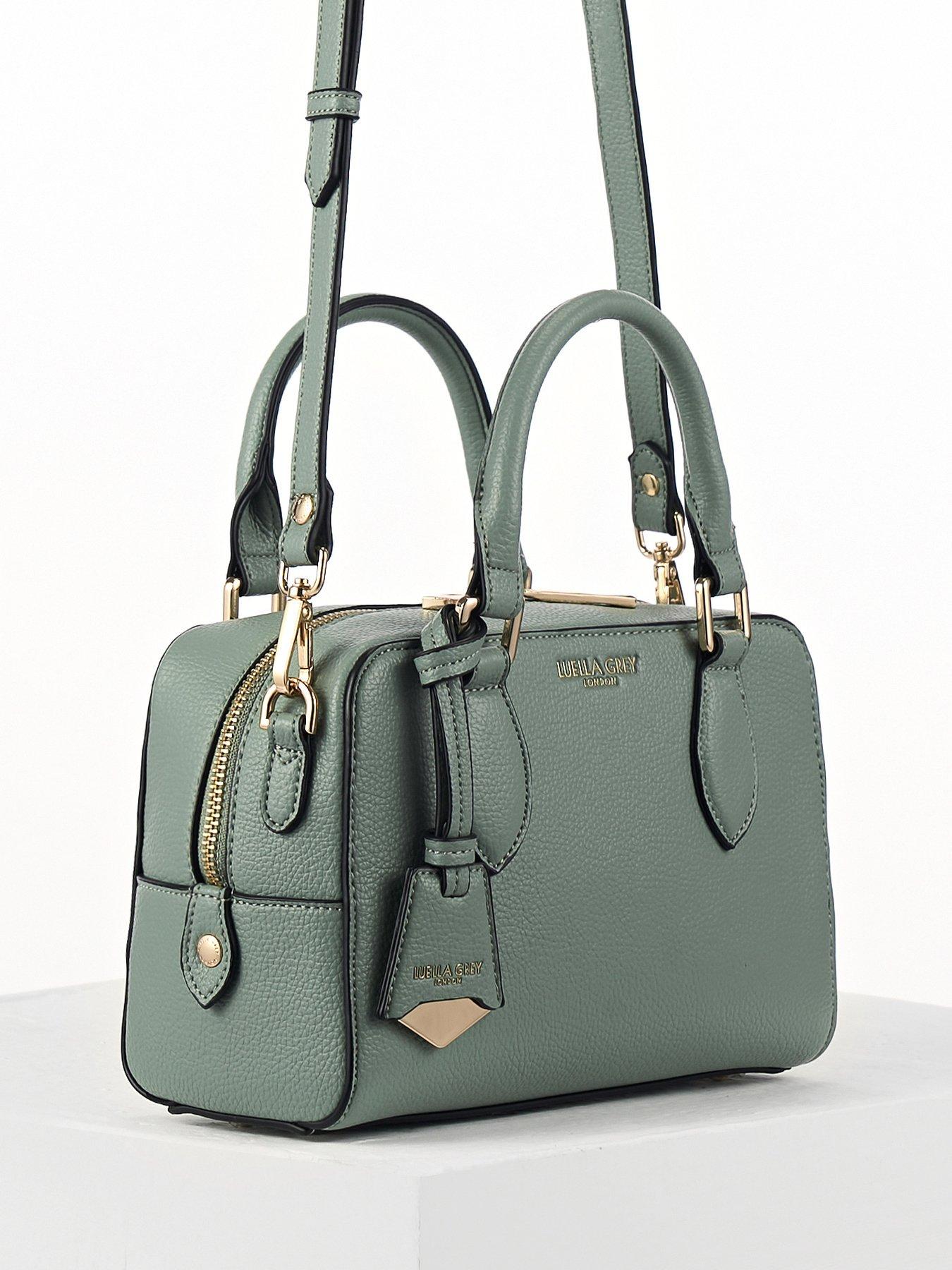 Image 3 of 5 of Luella Grey Lilian Small Barrel Crossbody In Spearmint Green