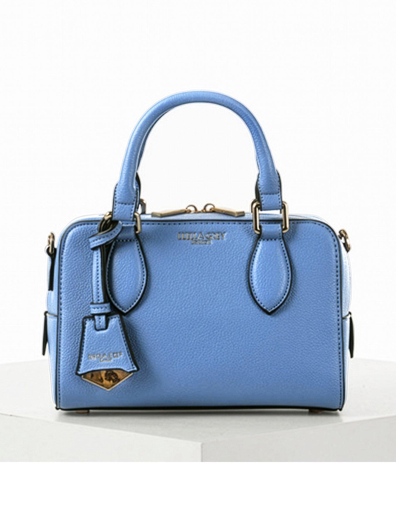 Luella Grey Lilian Small Barrel Crossbody In Cornflower Blue