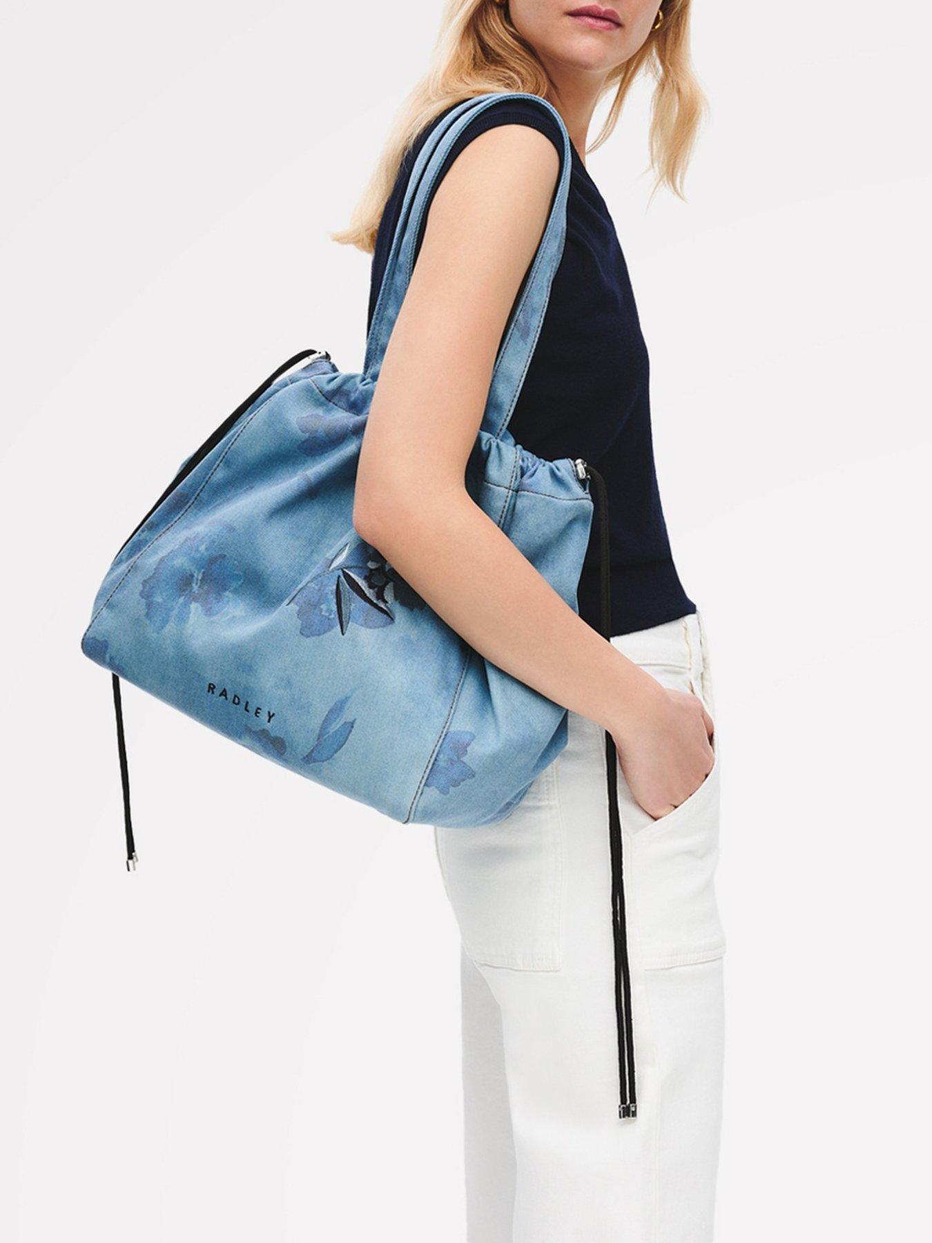 Image 2 of 6 of Radley Eden Row - Denim Large Open Top Tote