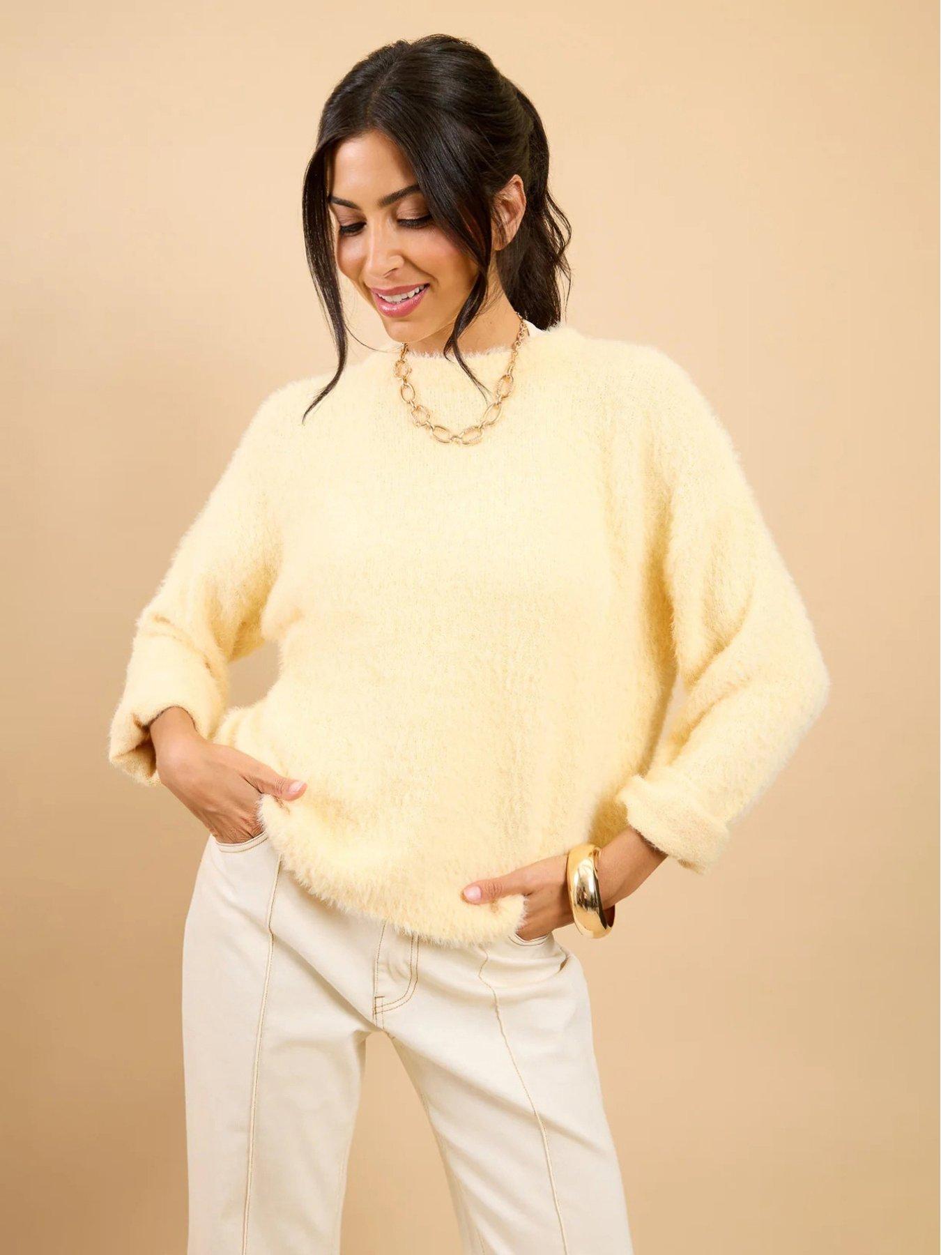 Little Mistress Soft Knit Jumper - Yellow