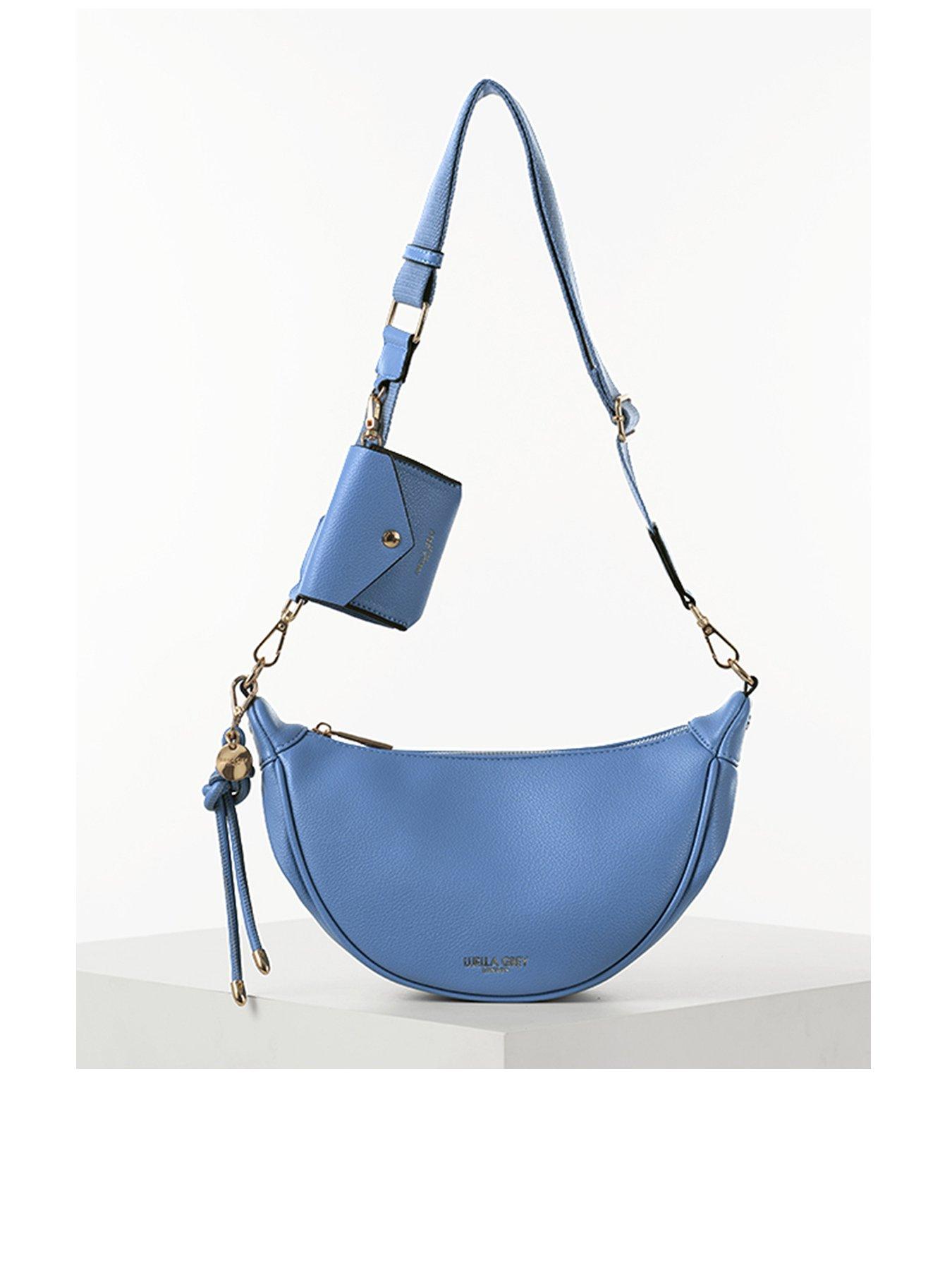 Luella Grey Lolly Small Sling Bag In Cornflower Blue