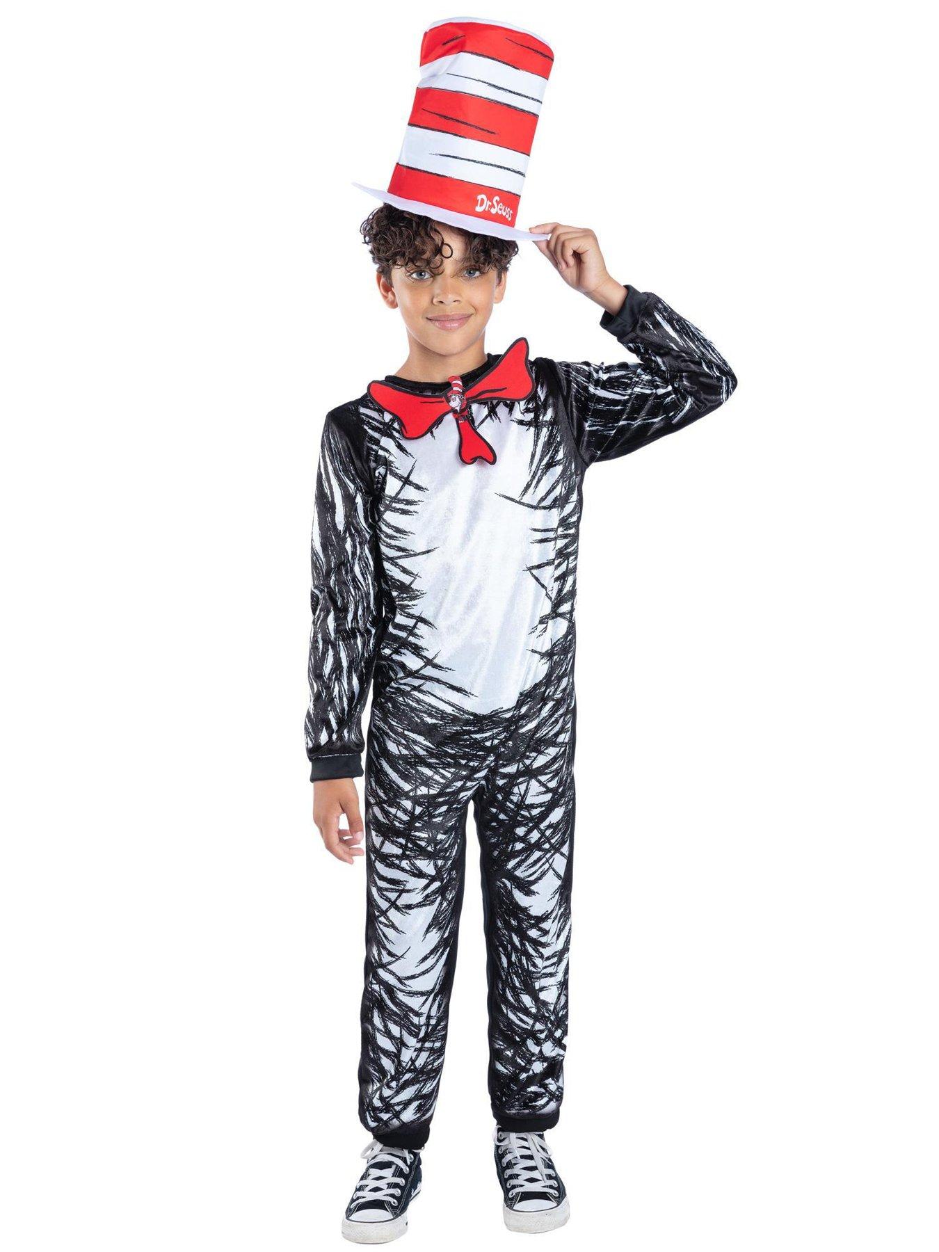 Image 1 of 4 of Dr Seuss Cat In The Hat Boys Costume