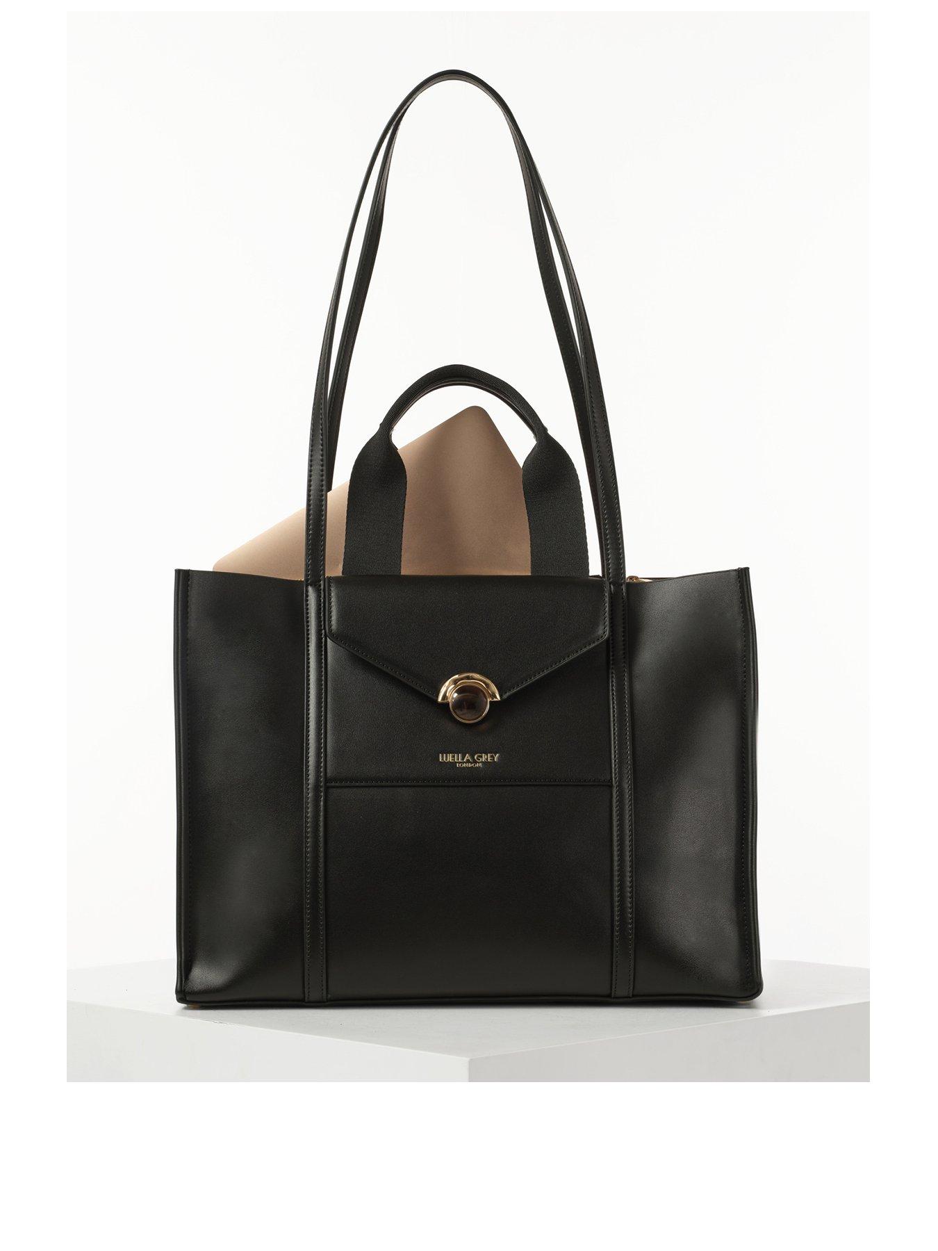Image 1 of 7 of Luella Grey Darcy Large Laptop Tote In Black