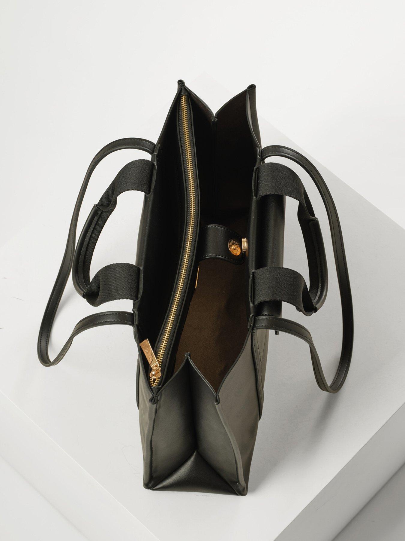 Image 5 of 7 of Luella Grey Darcy Large Laptop Tote In Black