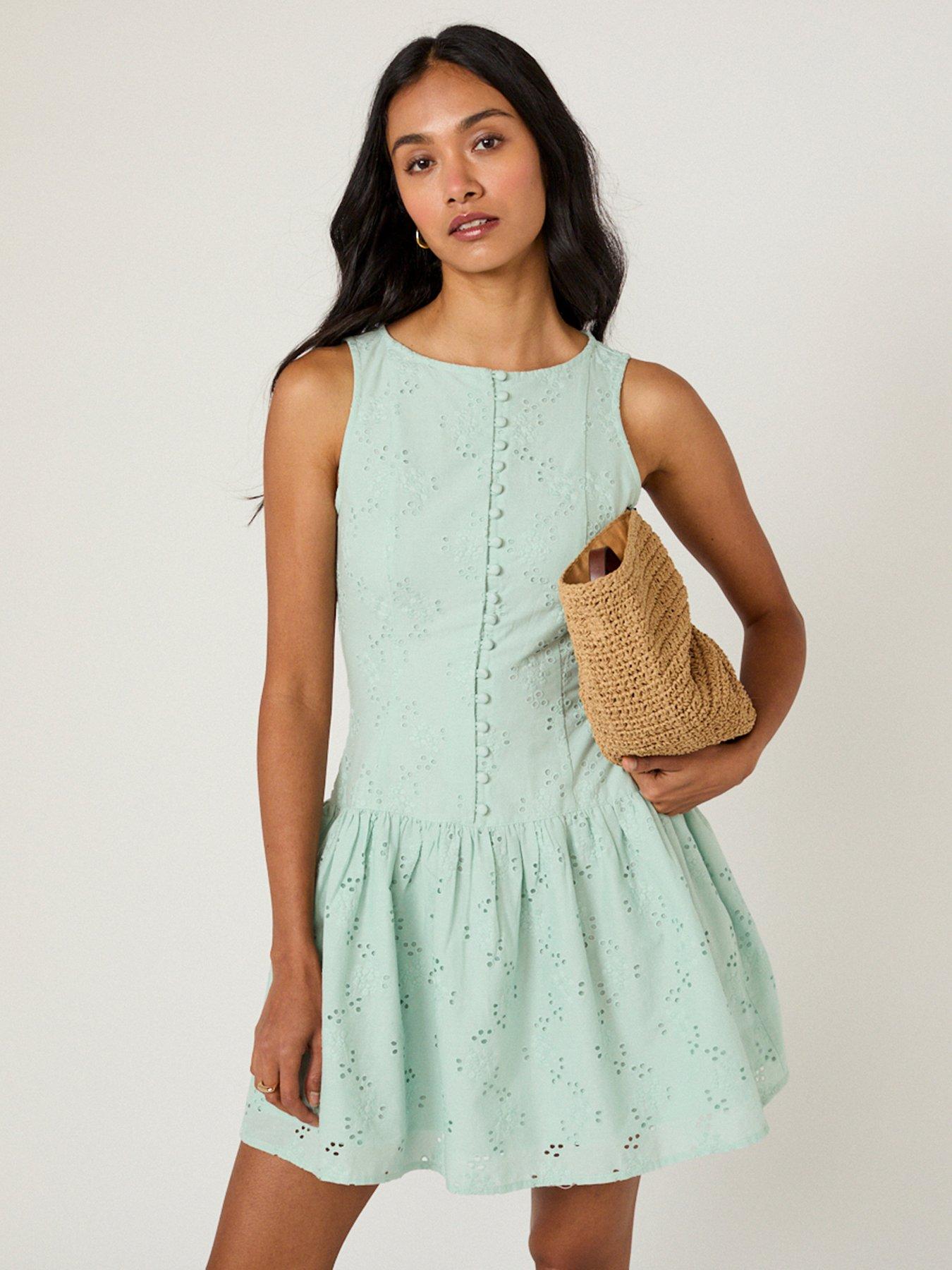 Nobodys Child: Claudia Mini Dress - Mint Green