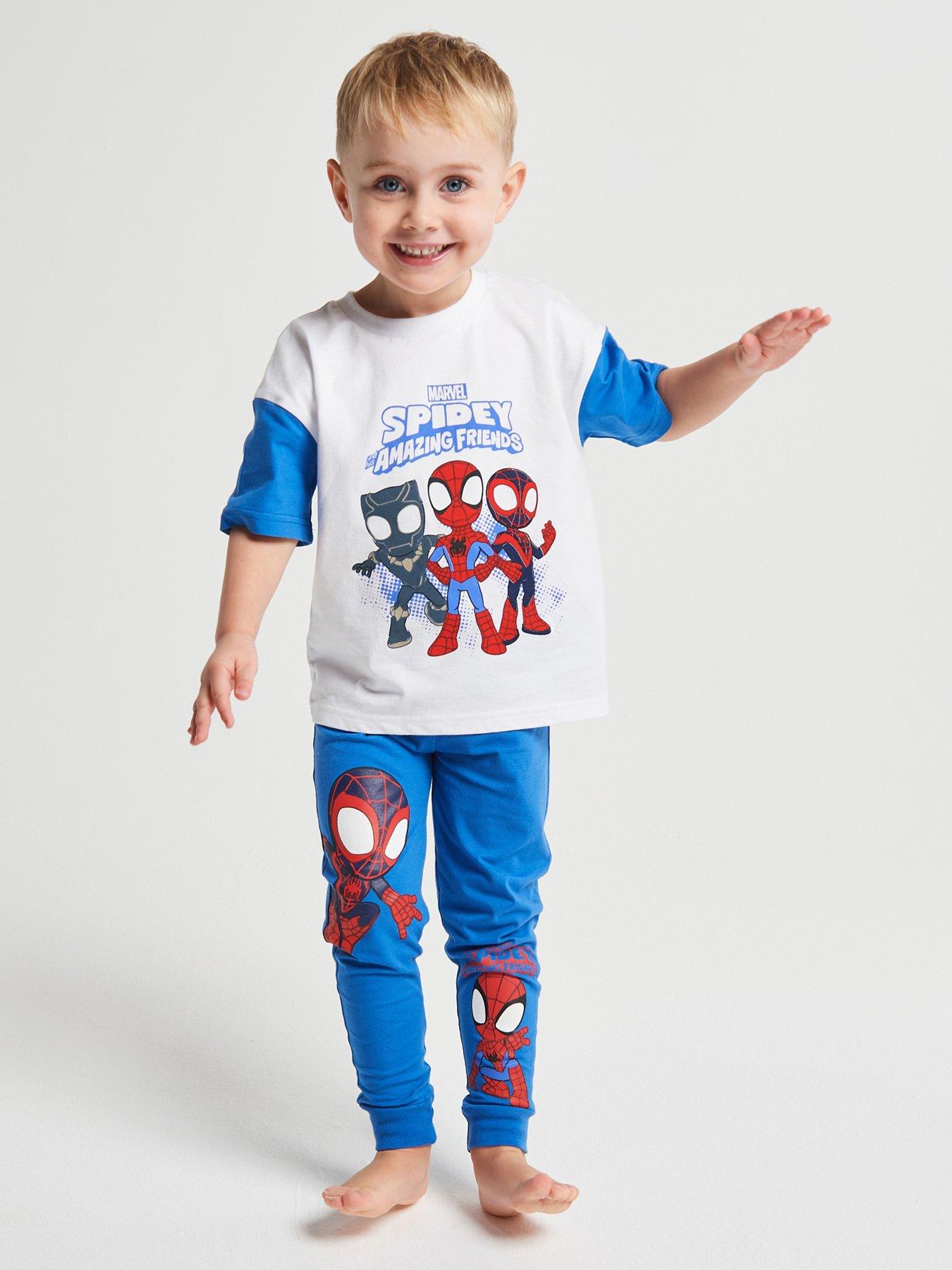 Brand Threads Spidey and Friends Long Leg Pyjama