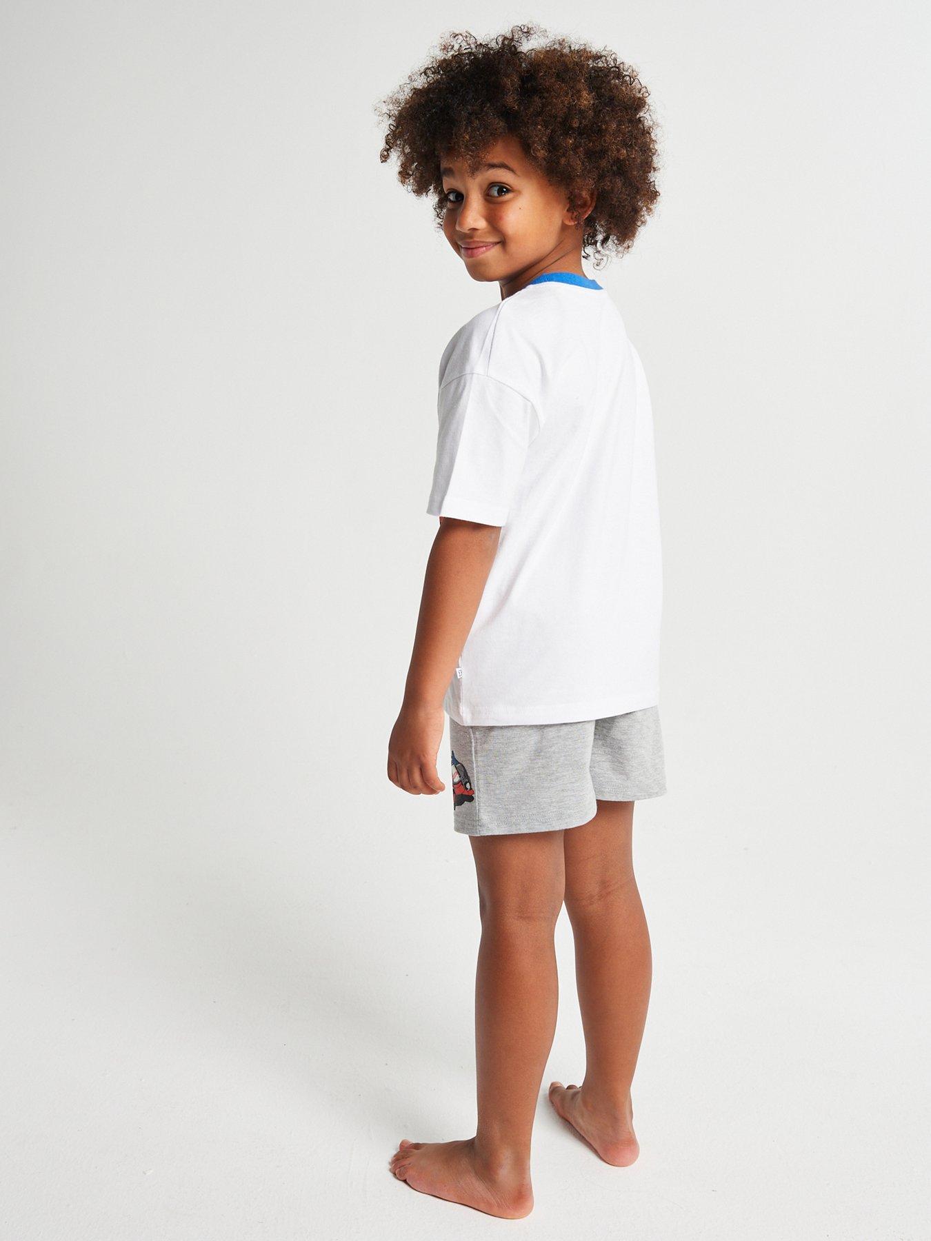 Image 2 of 5 of Brand Threads Hot Wheels Boys Short Pyjama Set
