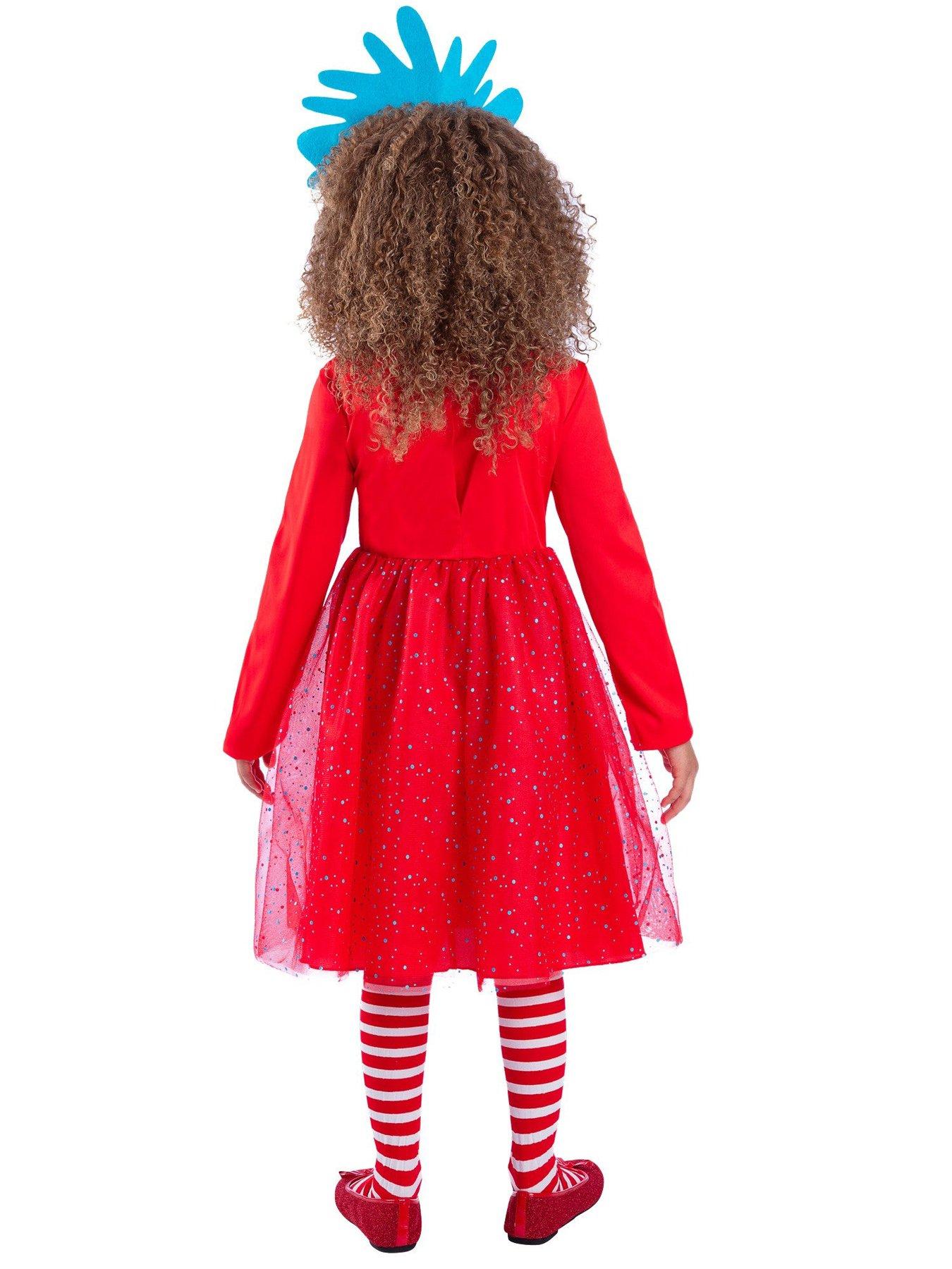 Image 2 of 4 of Dr Seuss Cat In The Hat, Thing 1 &amp; 2 Girls Costume