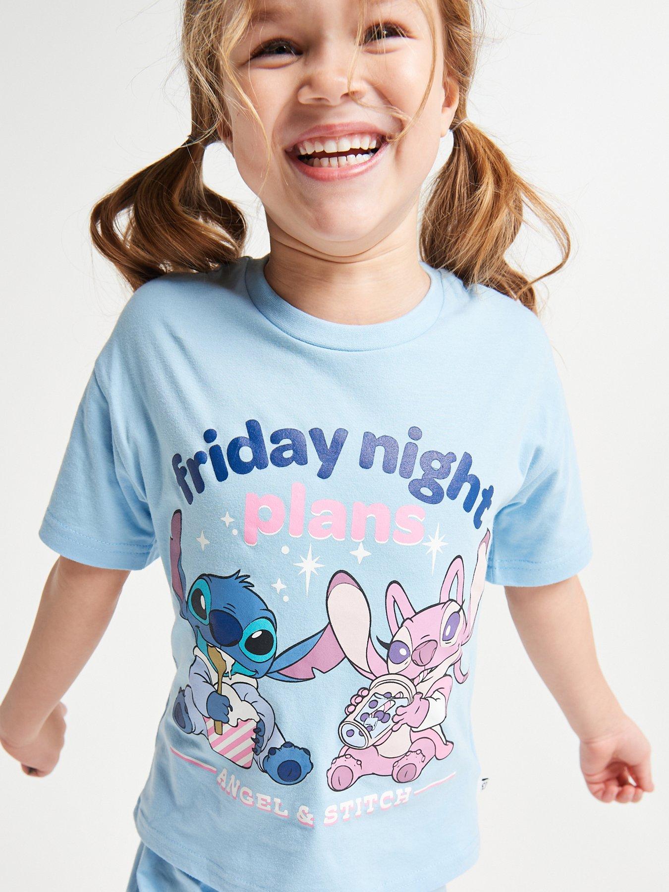 Image 4 of 6 of Brand Threads Stitch Girls Long Leg Pyjama Set