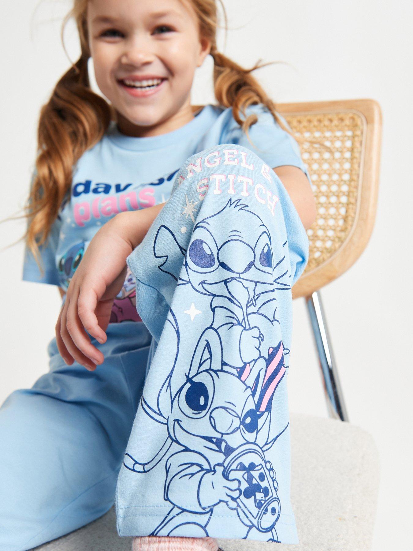 Image 6 of 6 of Brand Threads Stitch Girls Long Leg Pyjama Set