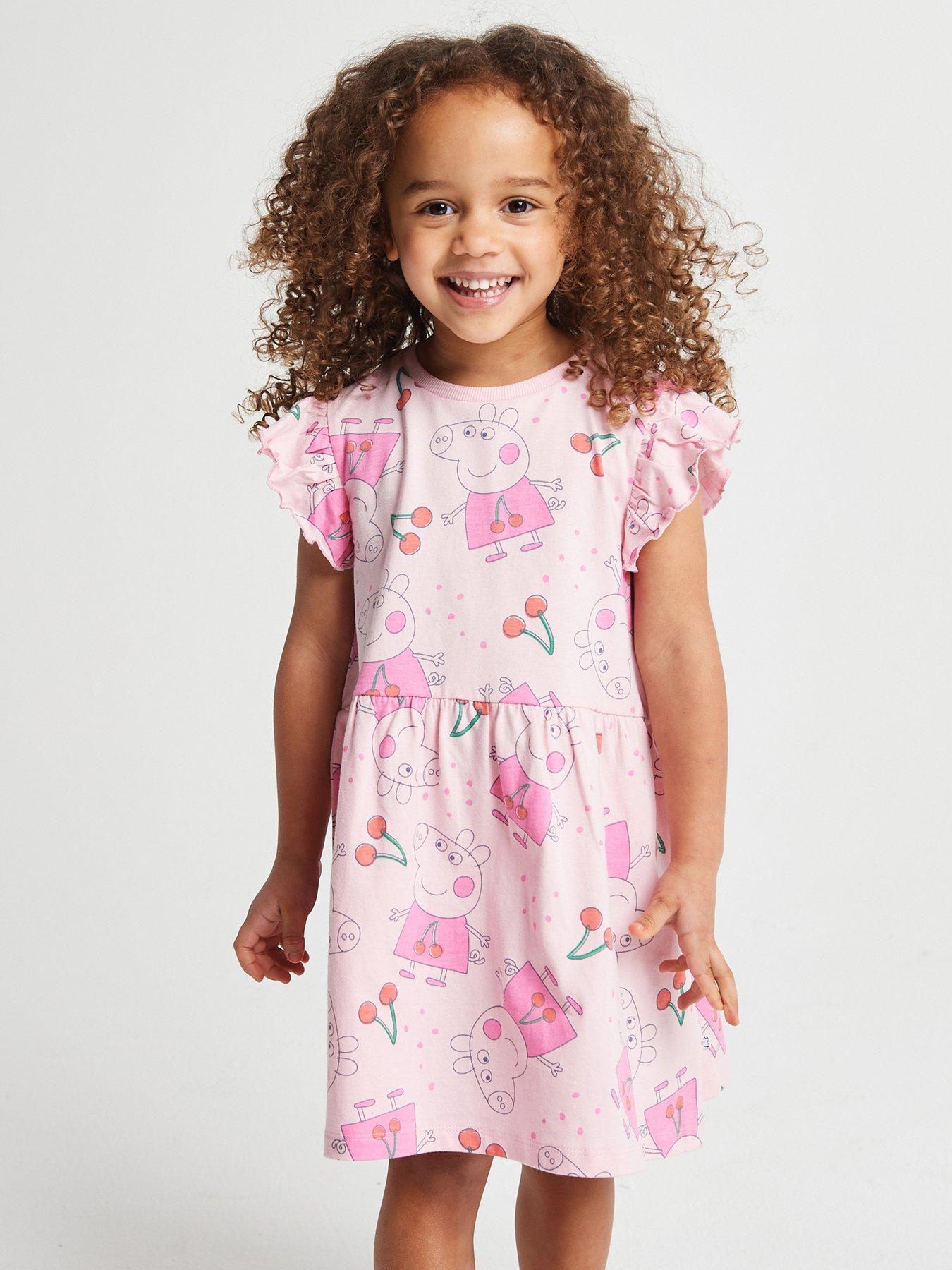 Brand Threads Peppa Pig Girls Dress Set
