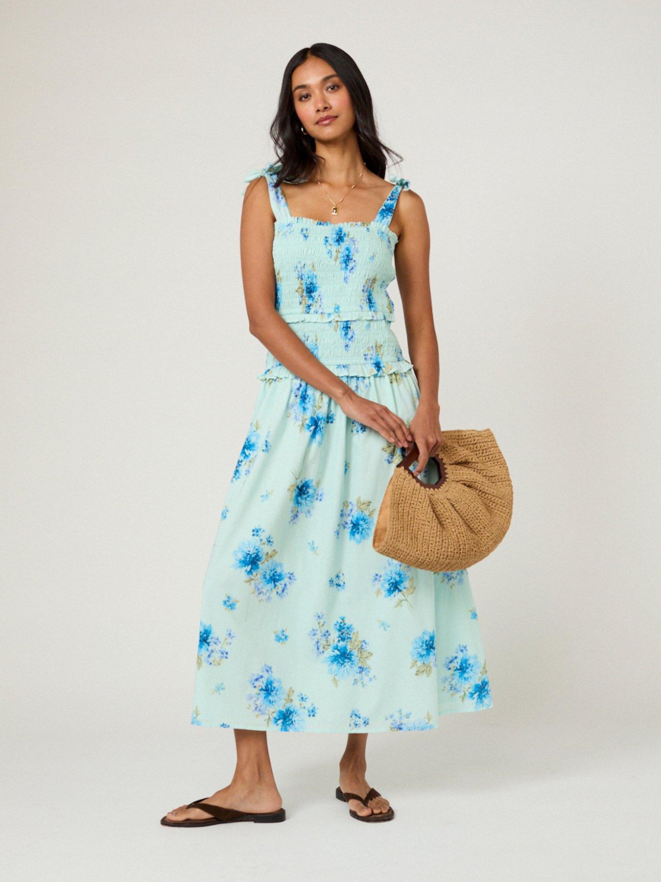 Nobodys Child: Andrea Midi Dress - Blue